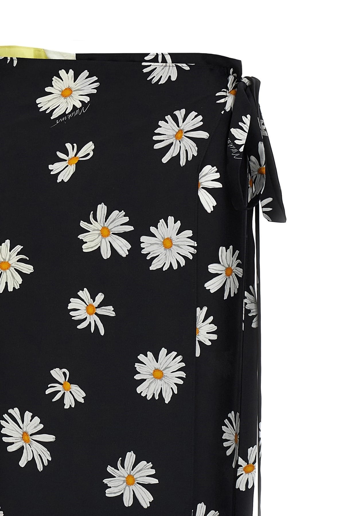 Moschino Moschino Printed Silk Maxi Skirt