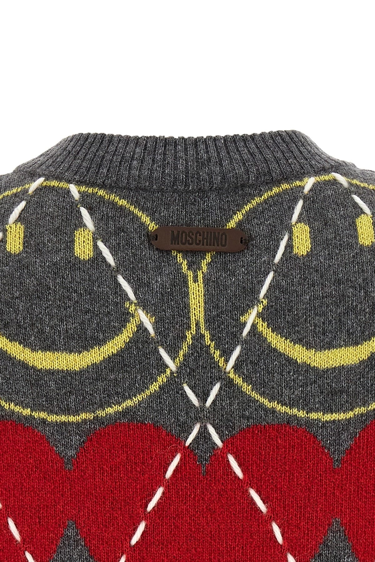 Moschino Moschino Smiley Wool Mini Dress