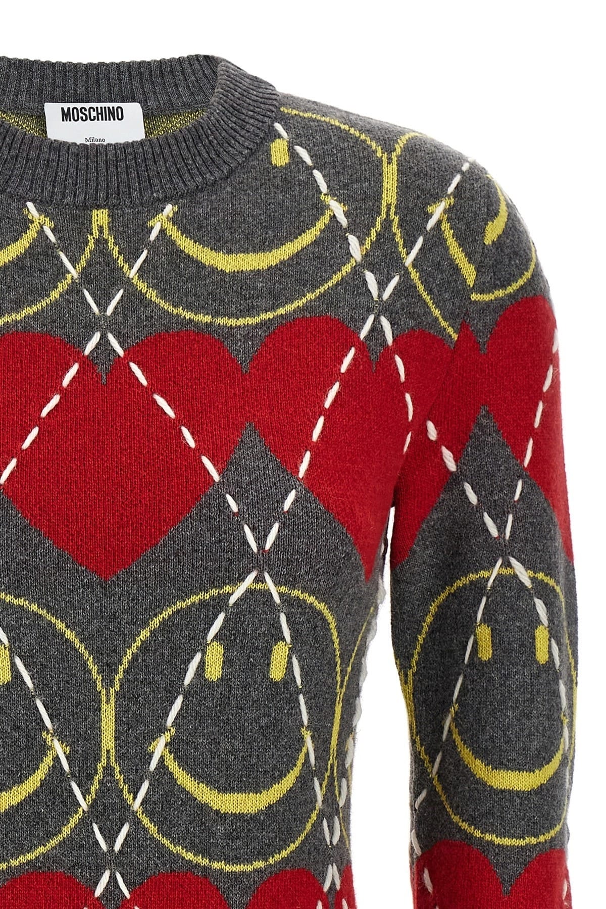 Moschino Moschino Smiley Wool Mini Dress