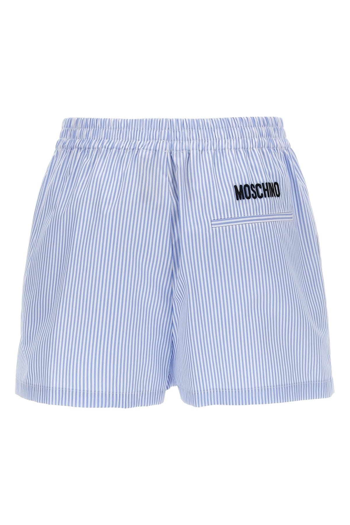 Moschino Moschino Striped Cotton Poplin Shorts