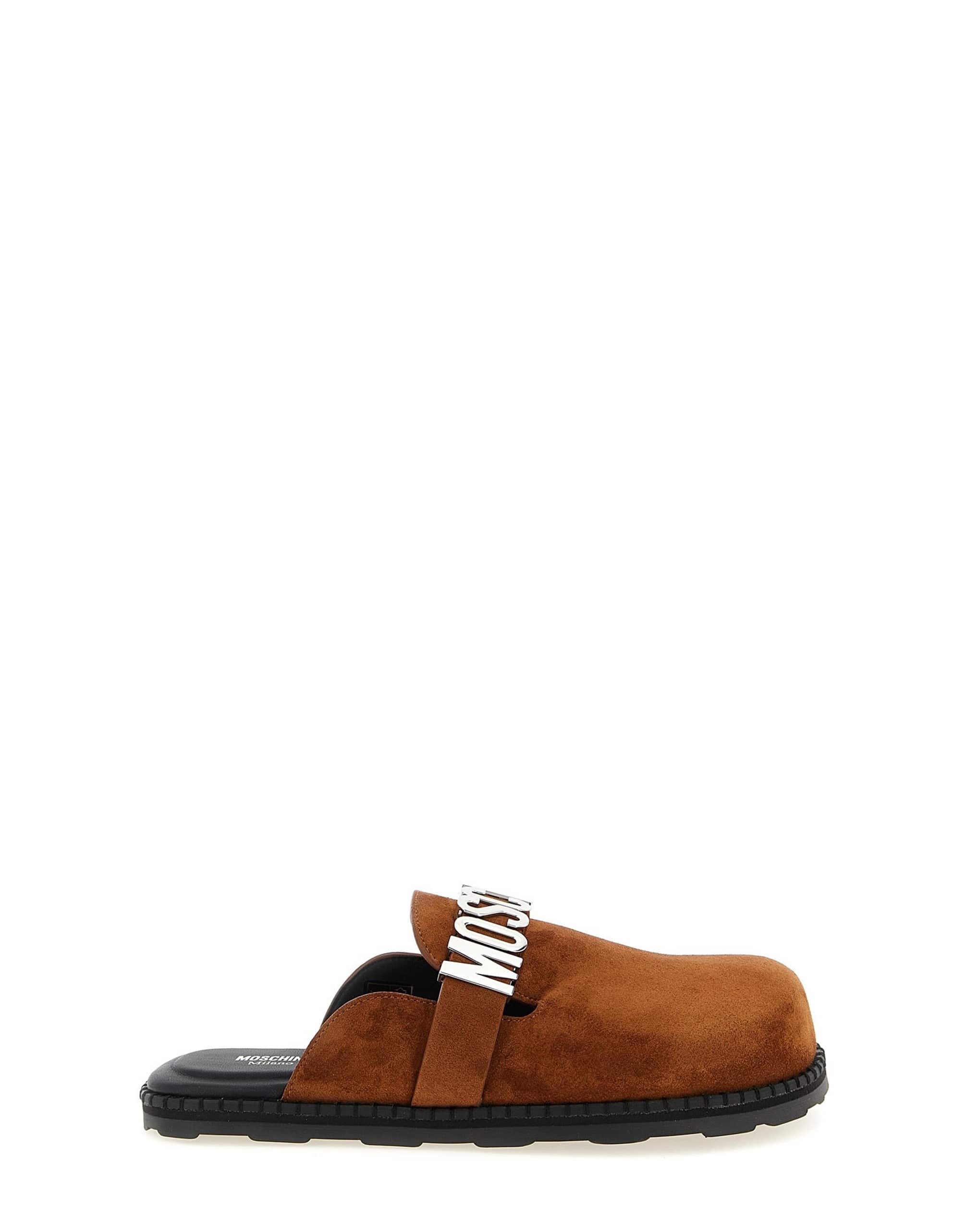 Moschino Moschino Suede Sabot