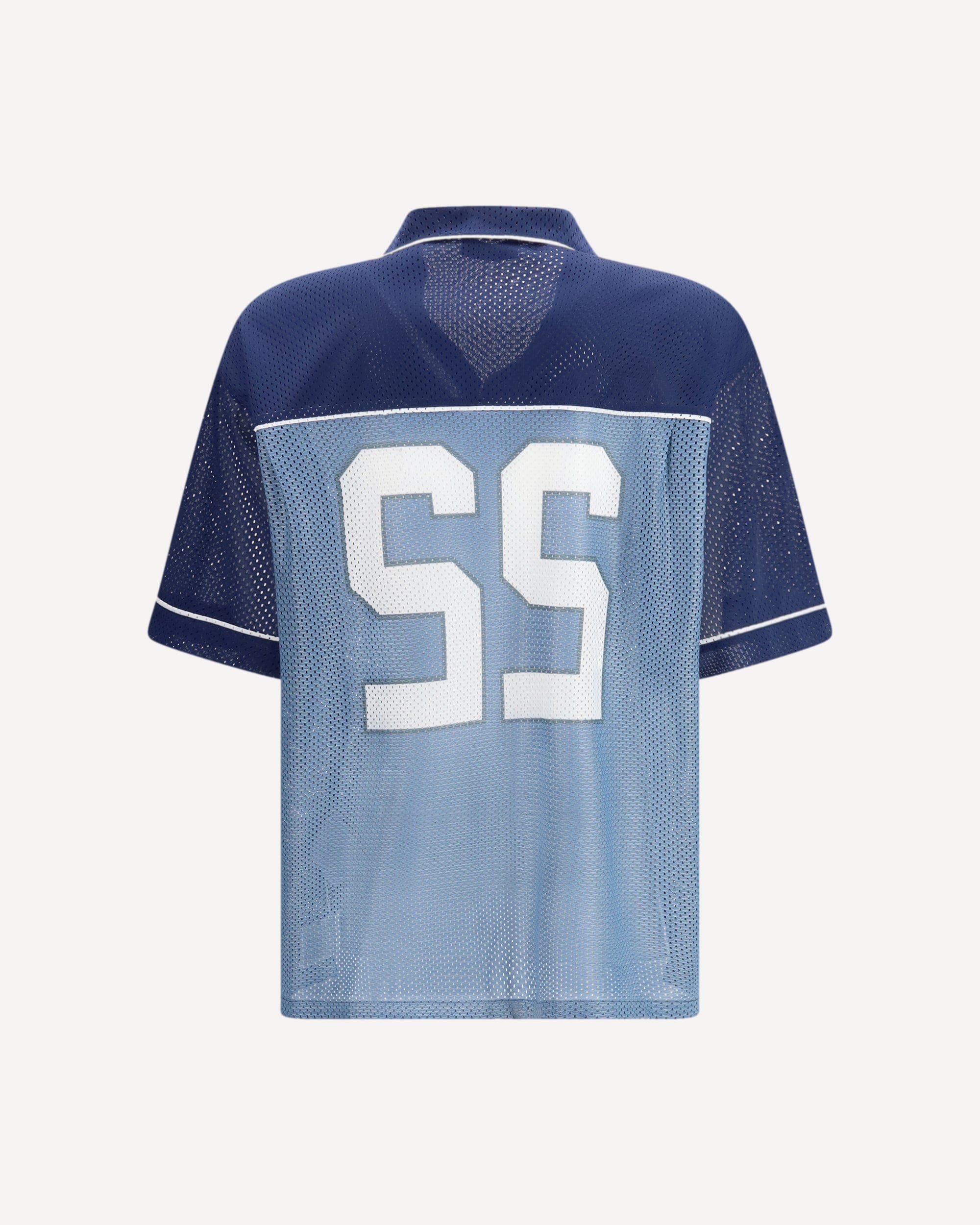 Moschino Technical Mesh Shirt With Reversed 22 Print