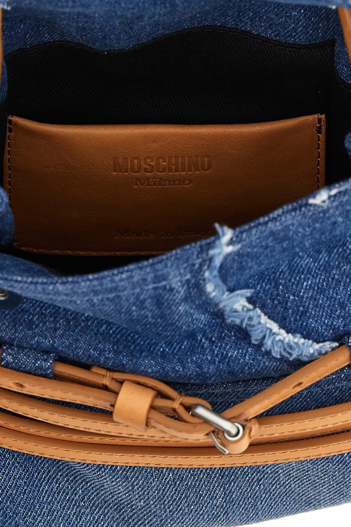 Moschino Moschino Tie Me Denim Handbag