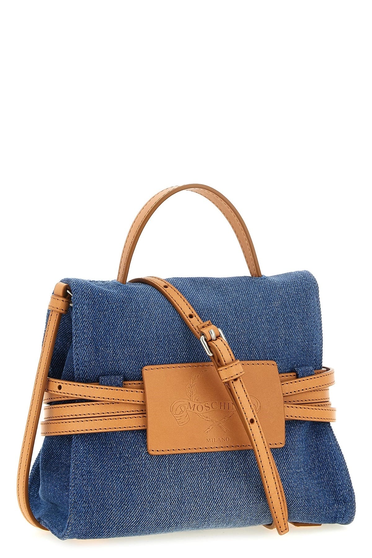 Moschino Moschino Tie Me Denim Handbag