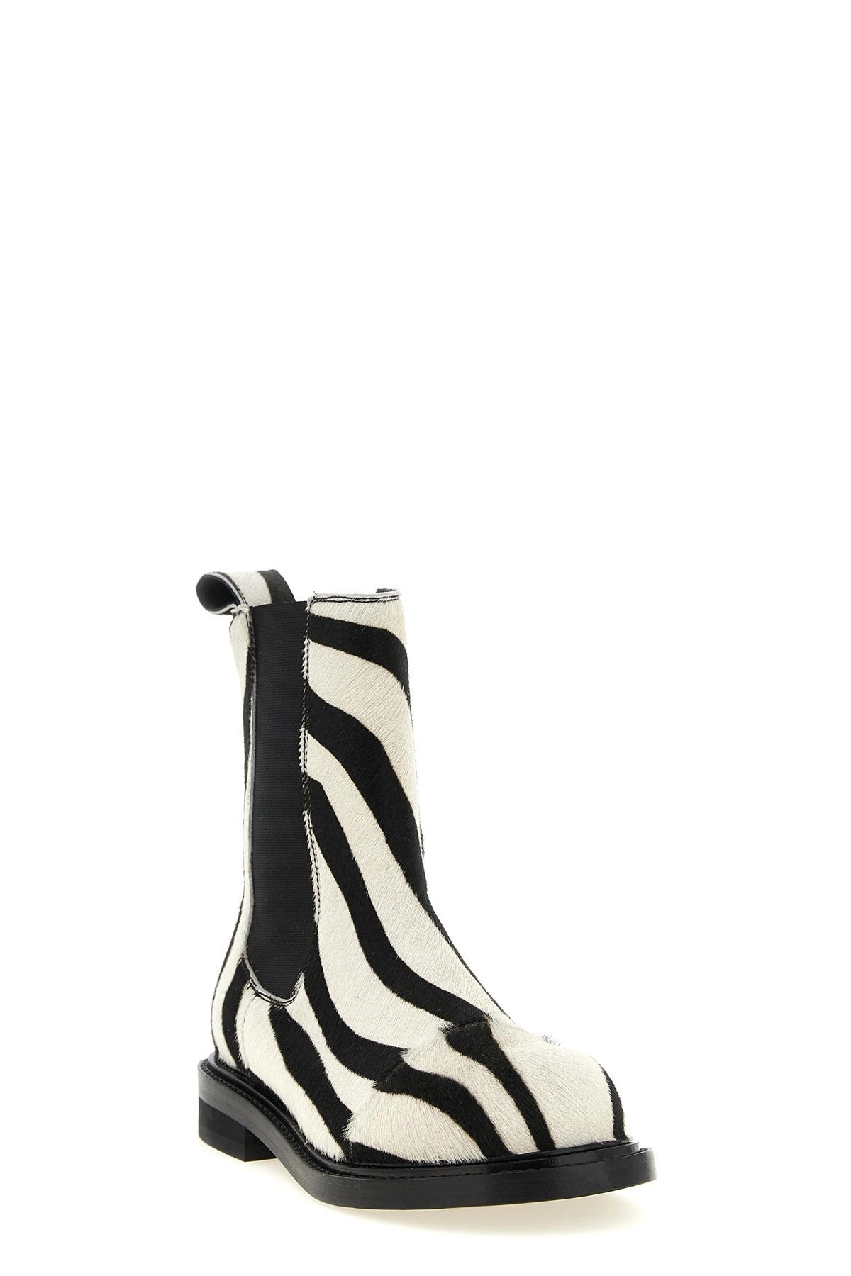Moschino Zebra Pony Chelsea Ankle Boots - alternate view