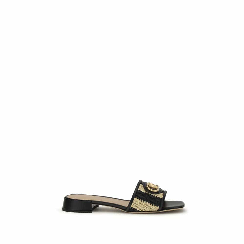 Valentino Garavani Multicolor kalfsleren Bos Taurus sandalen
