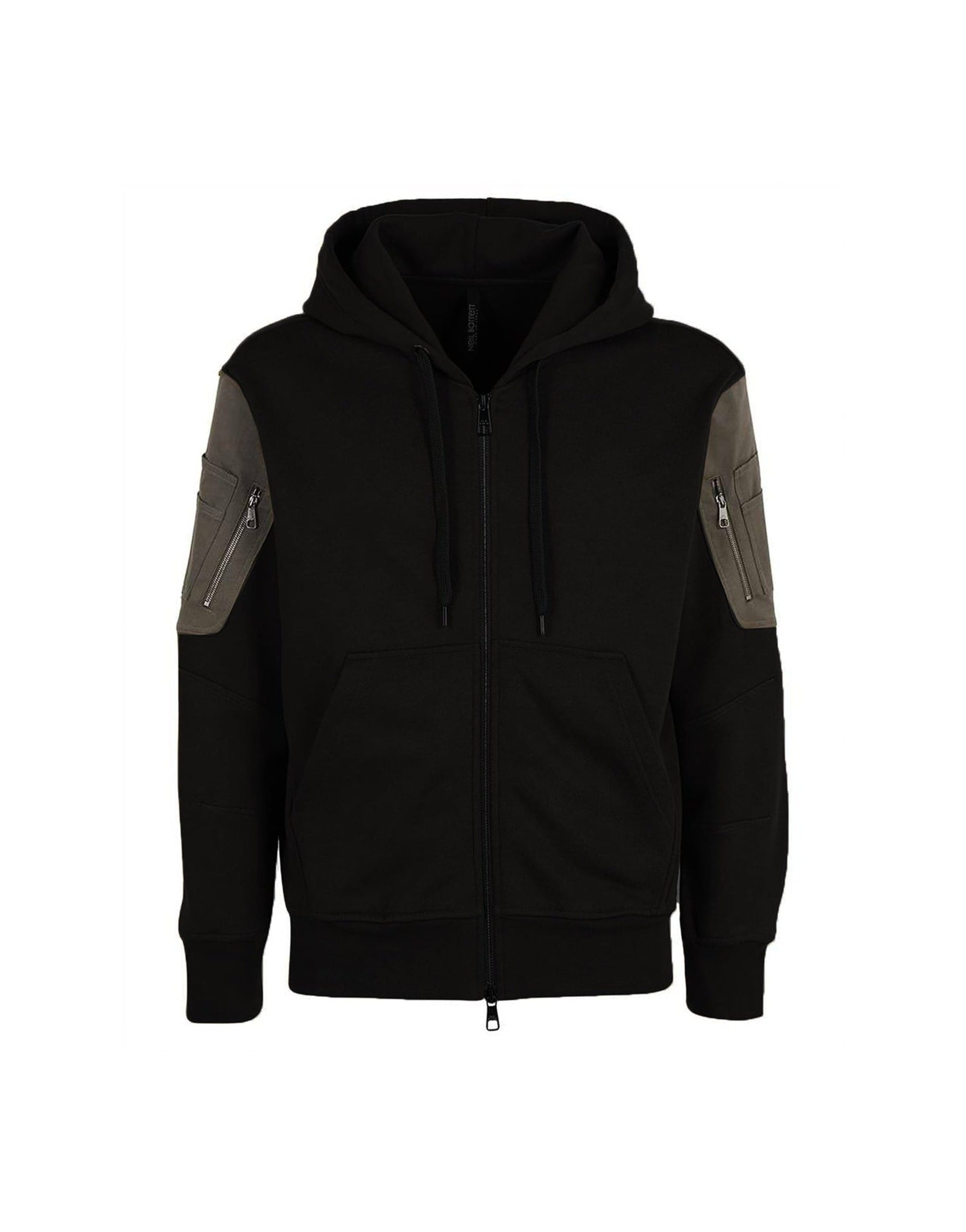 Neil Barrett Cotton Logo Hooded Sweatshirt