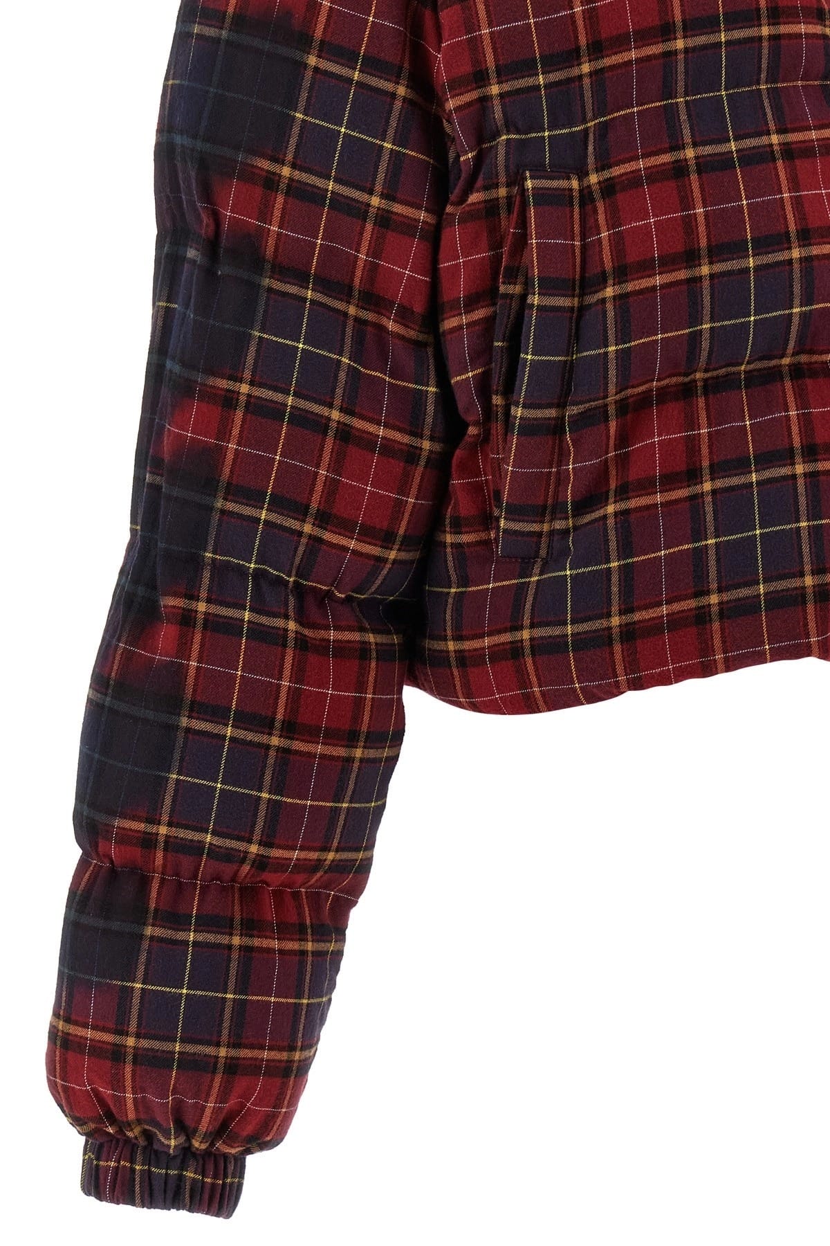 Off-White Off-White Check Flan Arrow Spray Down Jacket