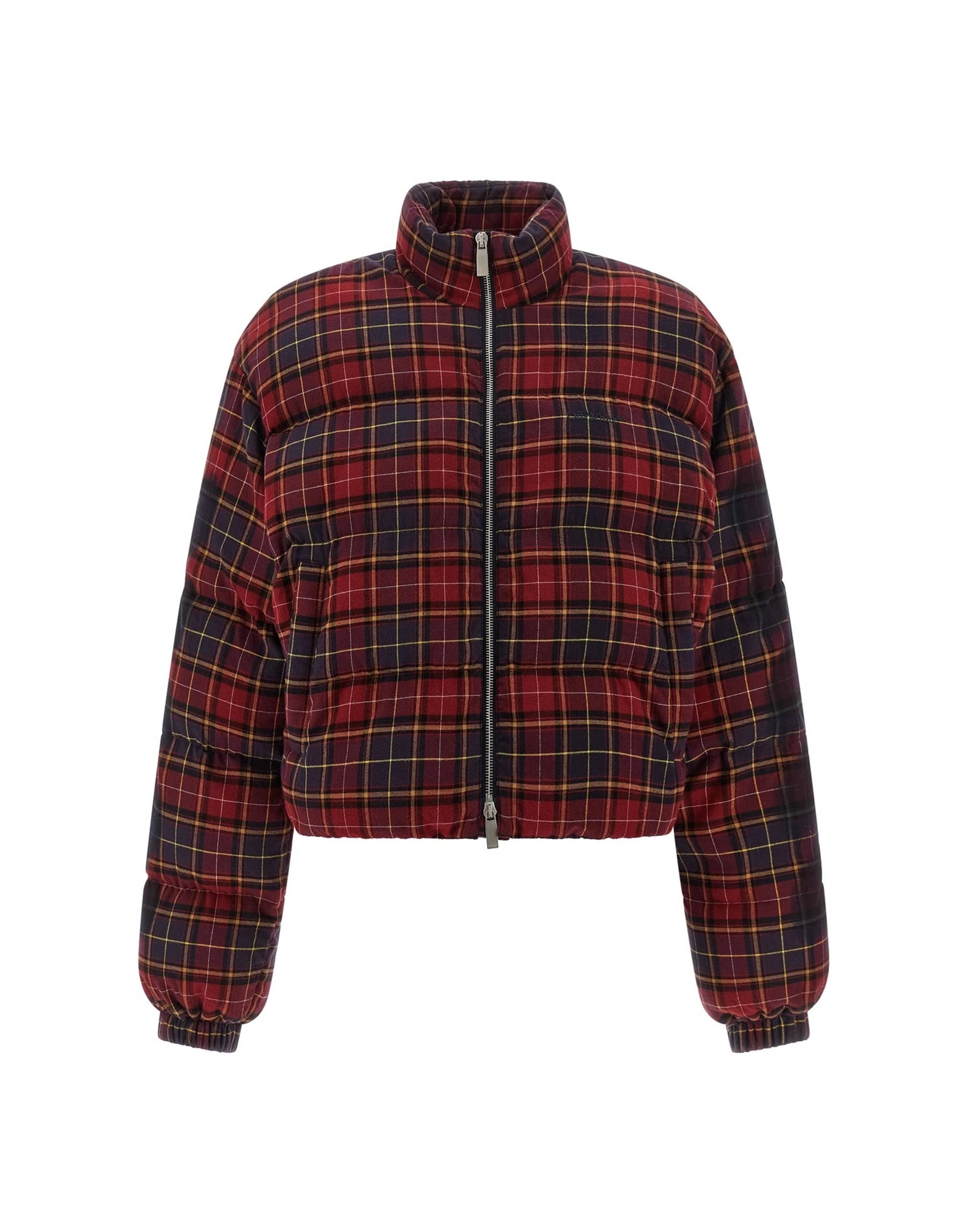 Off-White Off-White Check Flan Arrow Spray Down Jacket