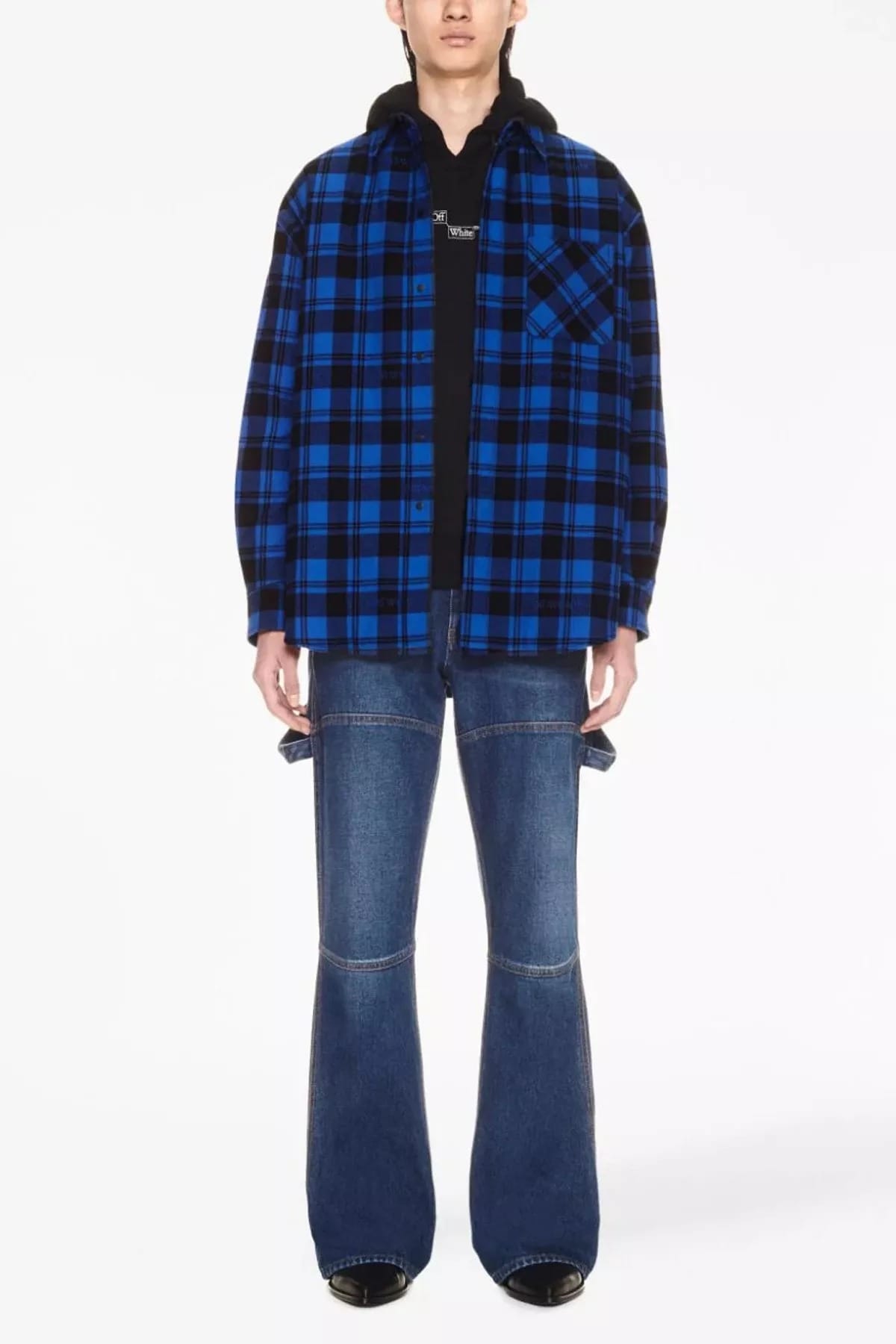 Off-White Check Flannel Overshirt - alternate view