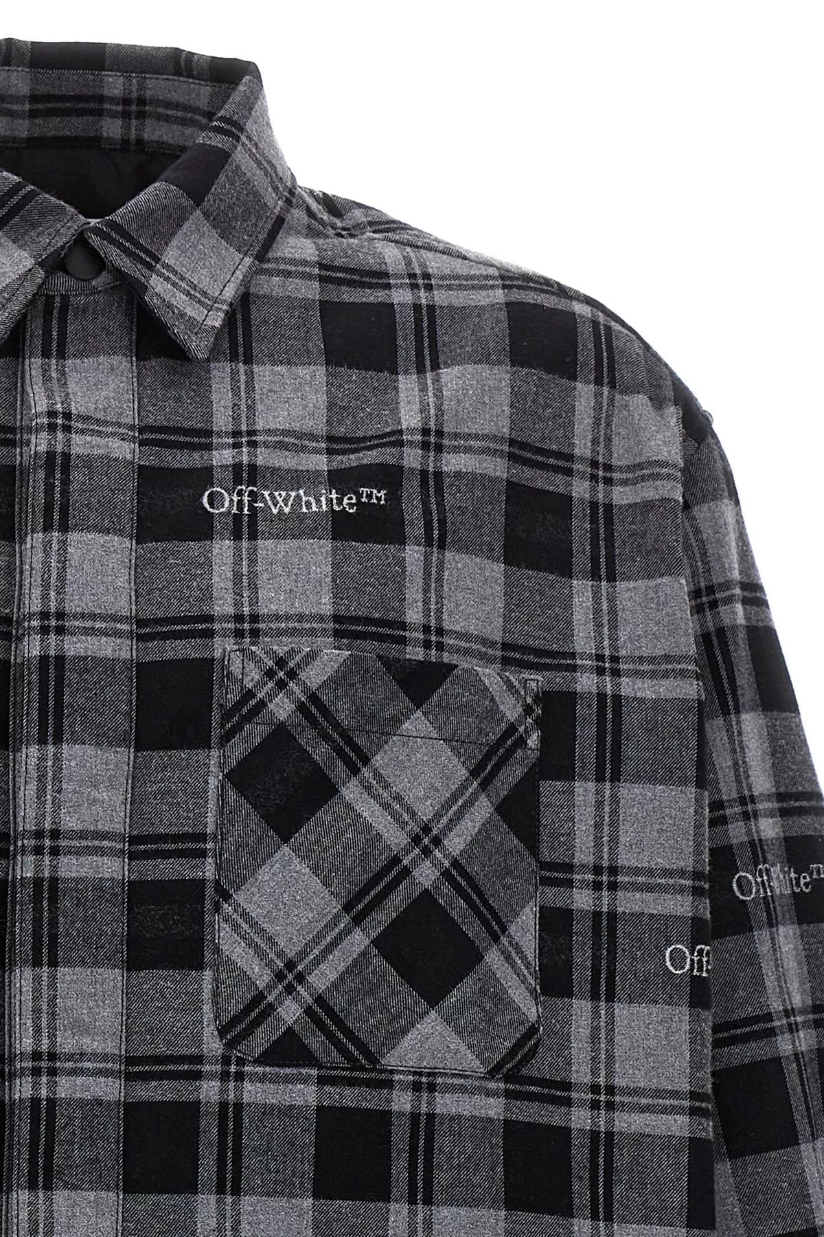 Off-White Off-White Check Flannel Padded Jacket