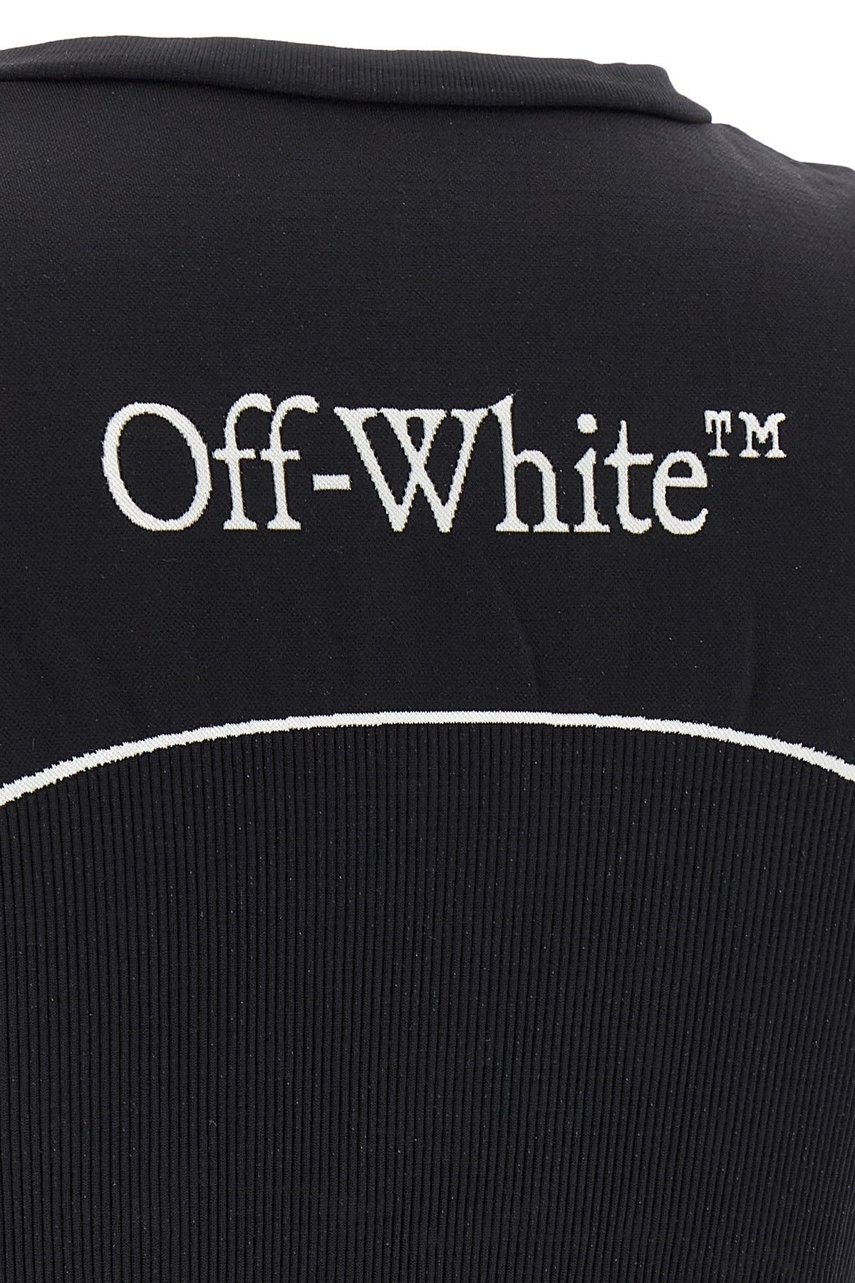 Off-White Cropped Sports Top