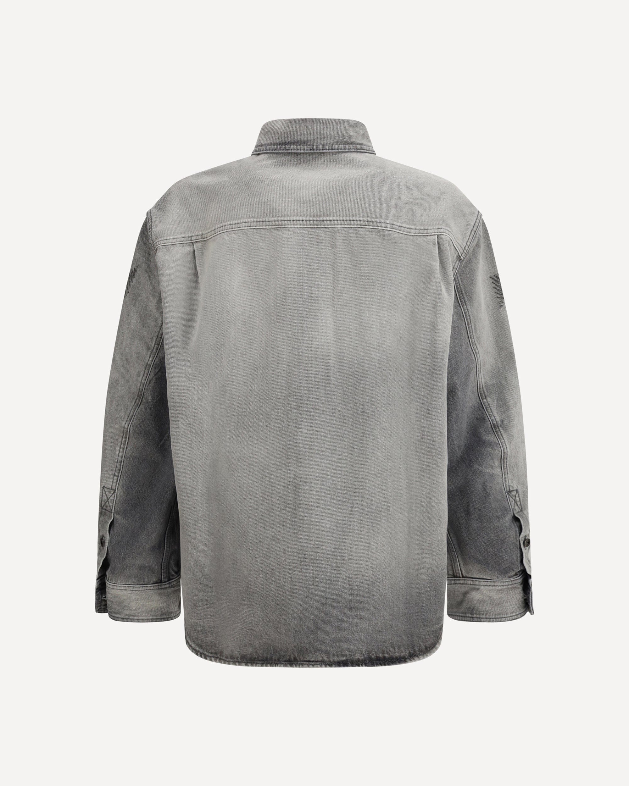Overshirt militare Diag in denim - alternate view