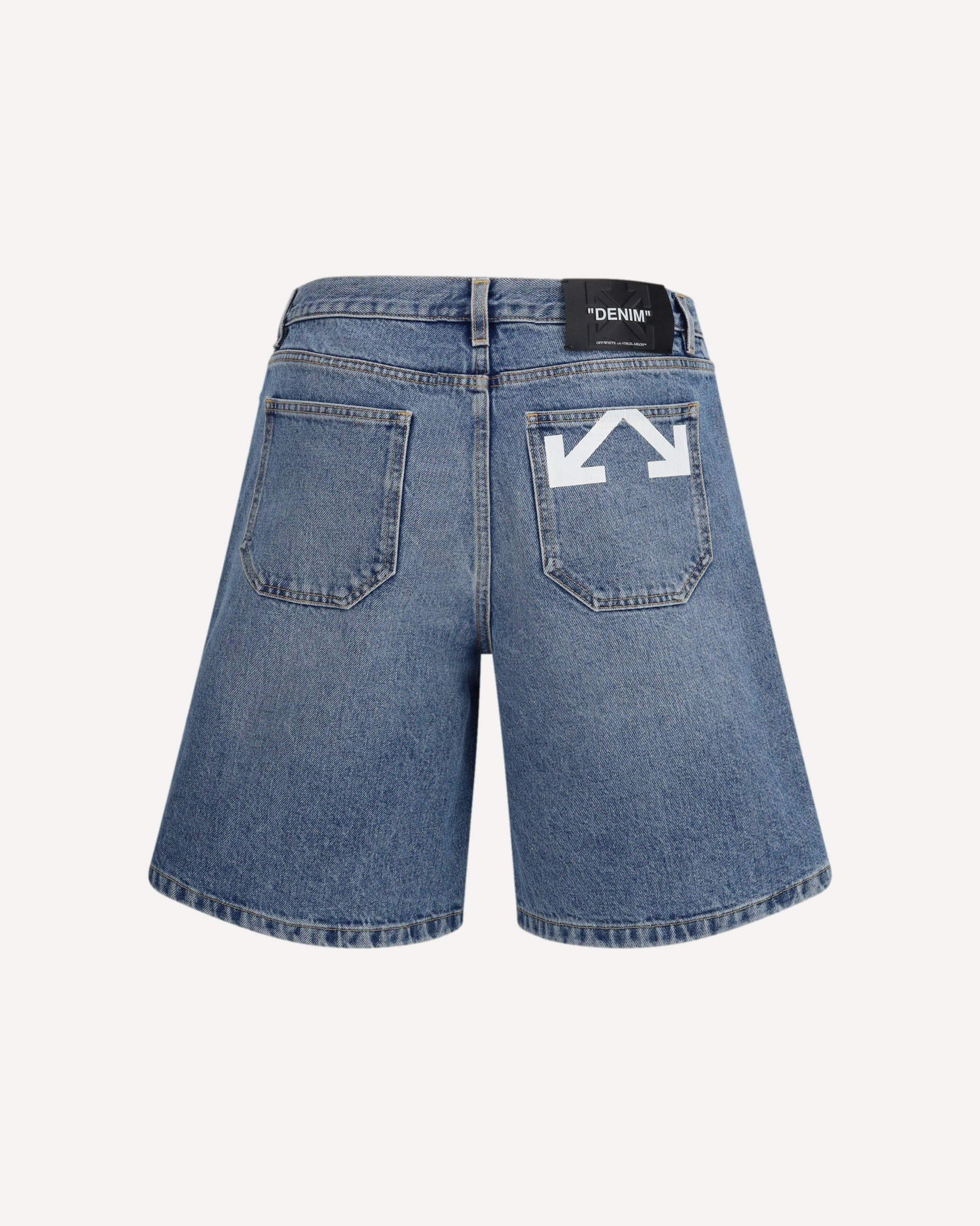 Off-White Half Arrow Denim Shorts - alternate view