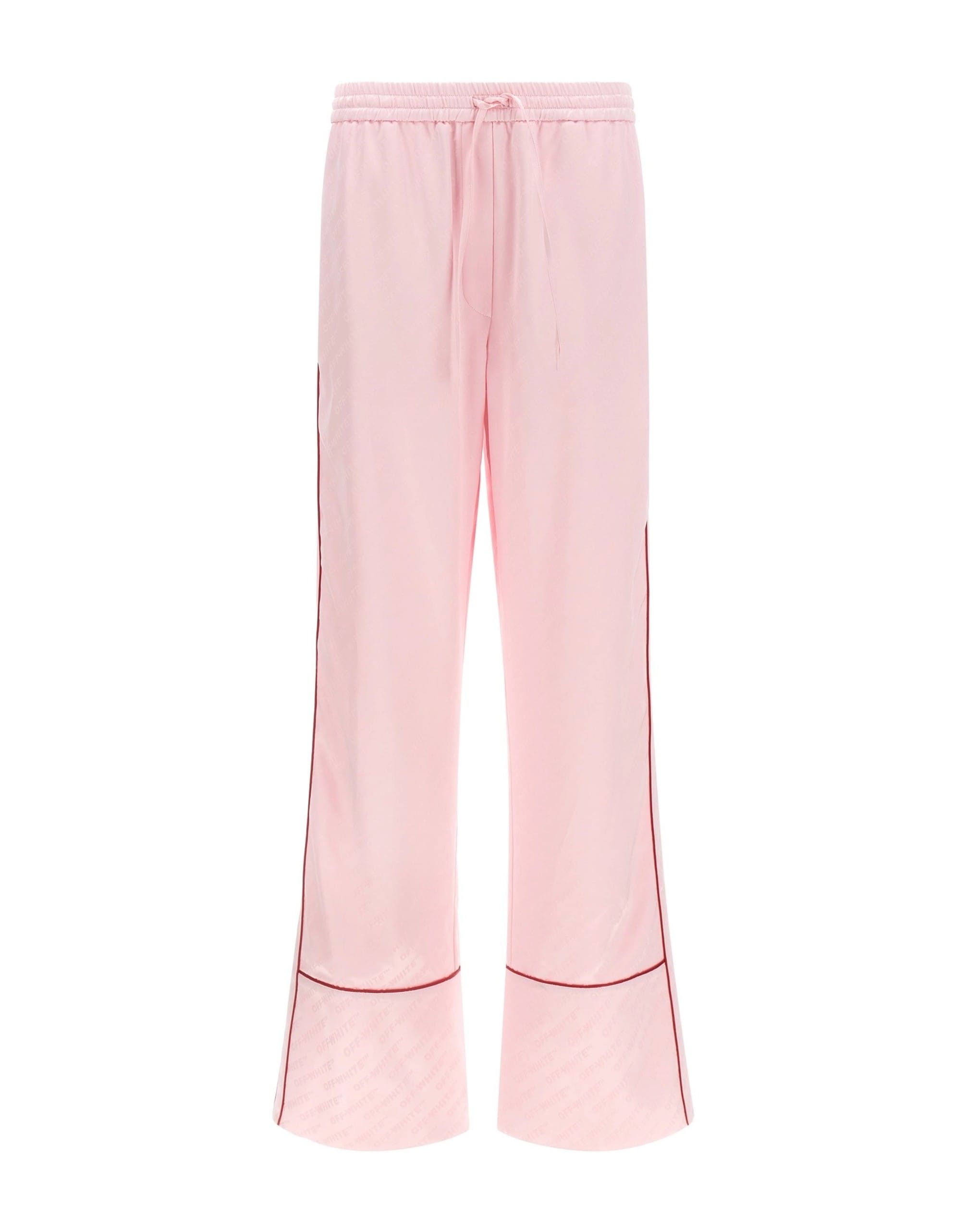 Off-White Off-White Jacquard Satin Pajama Pants
