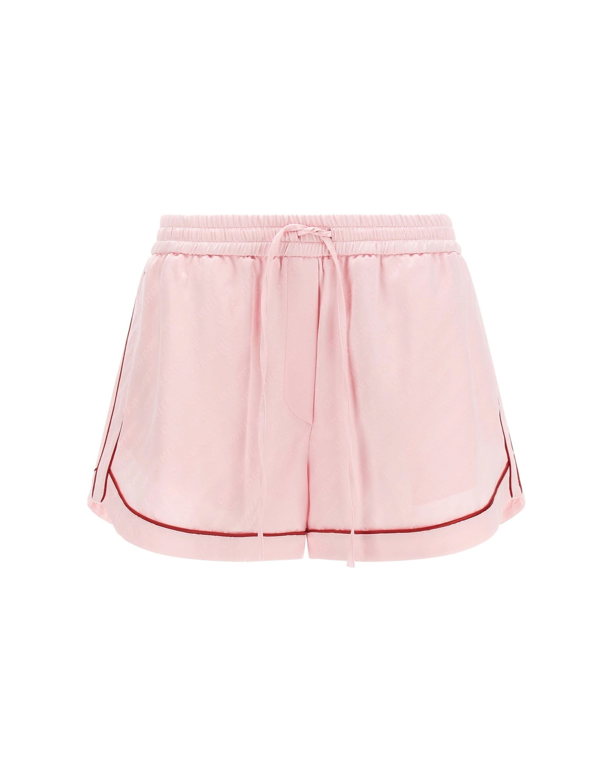 Off-White Off-White Jacquard Satin Pajama Shorts