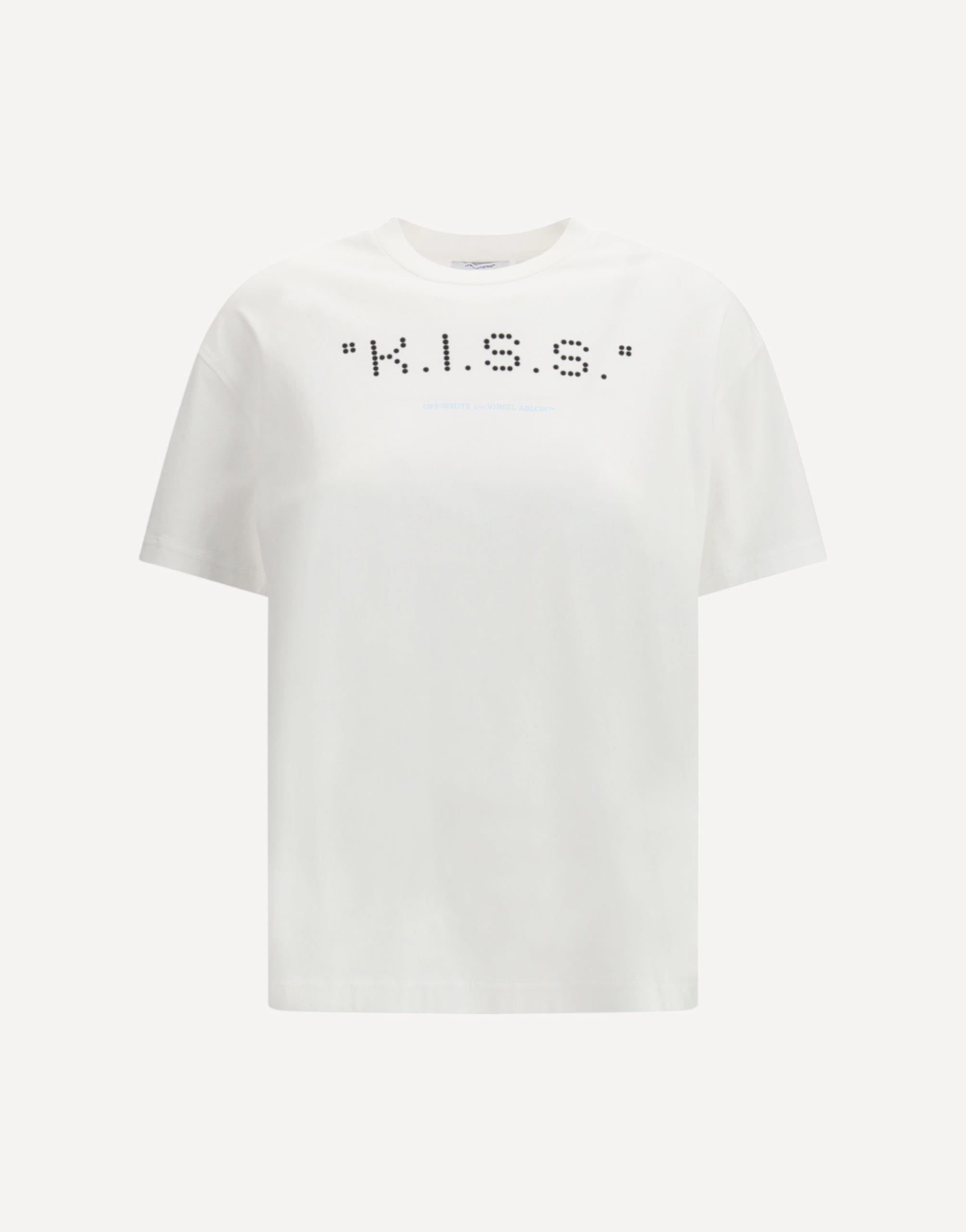Off-White Kiss Quote T-Shirt