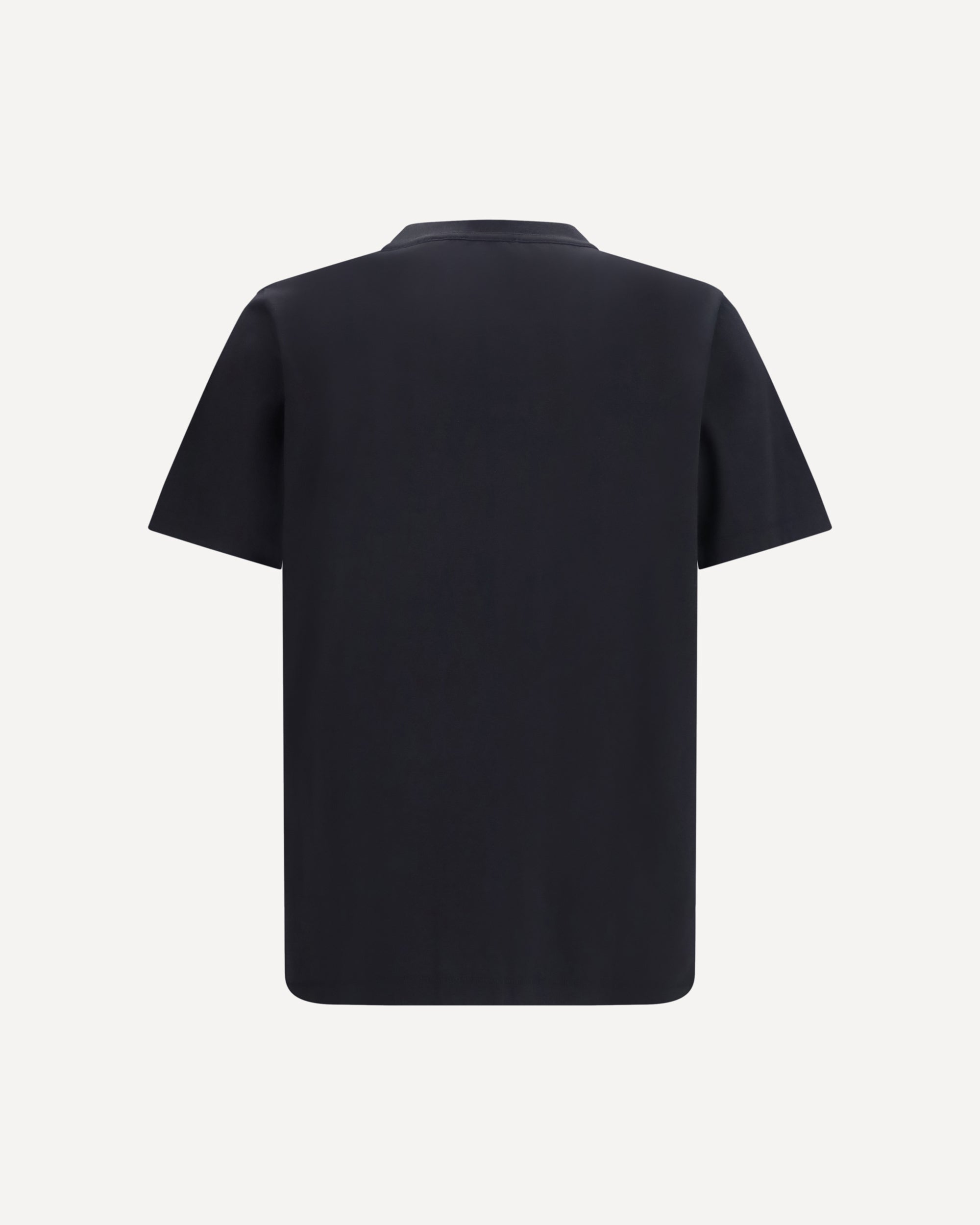Off-White T-Shirt mit Logo und Quote