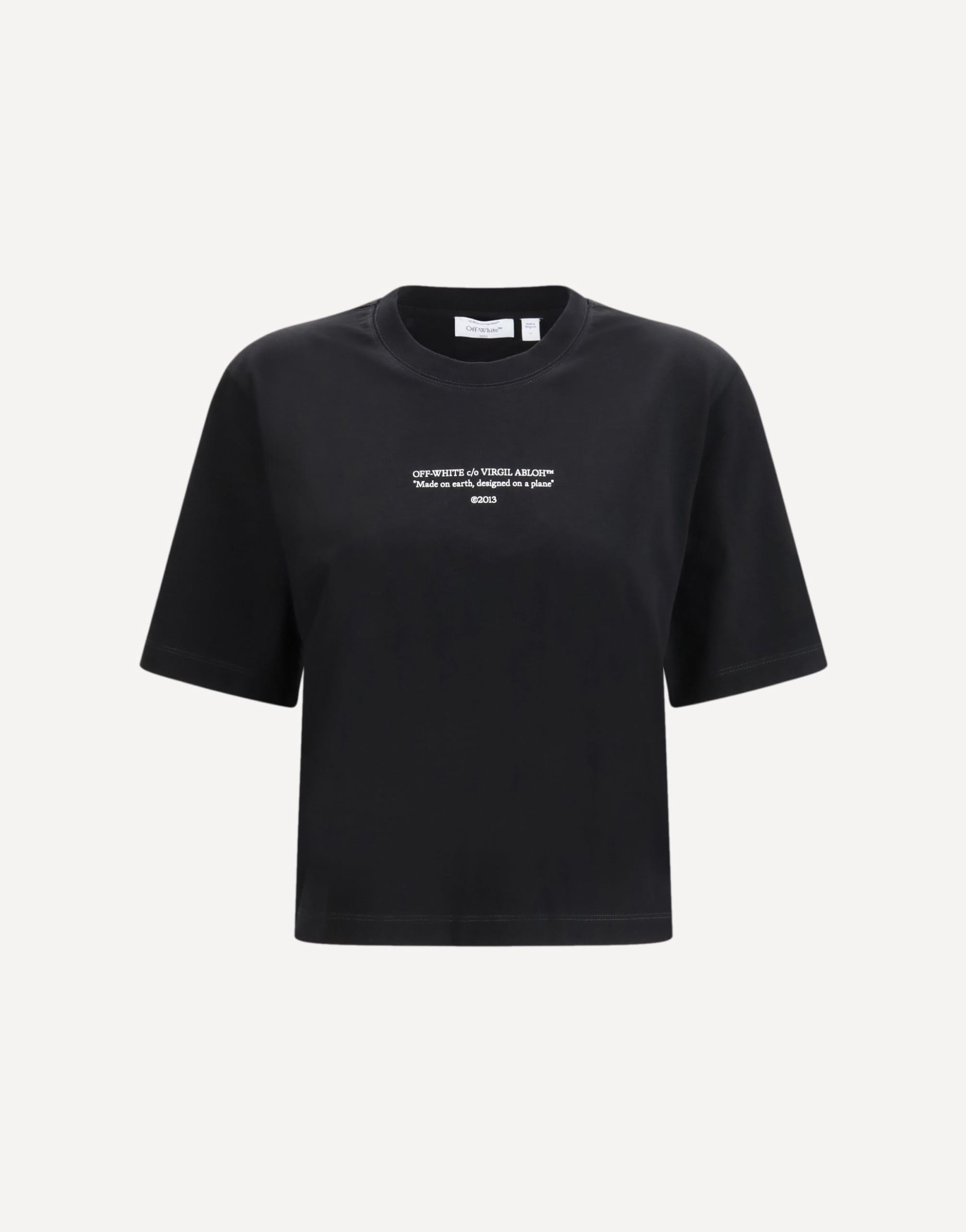Off-White Made On Earth, Designed On A Plane T-Shirt