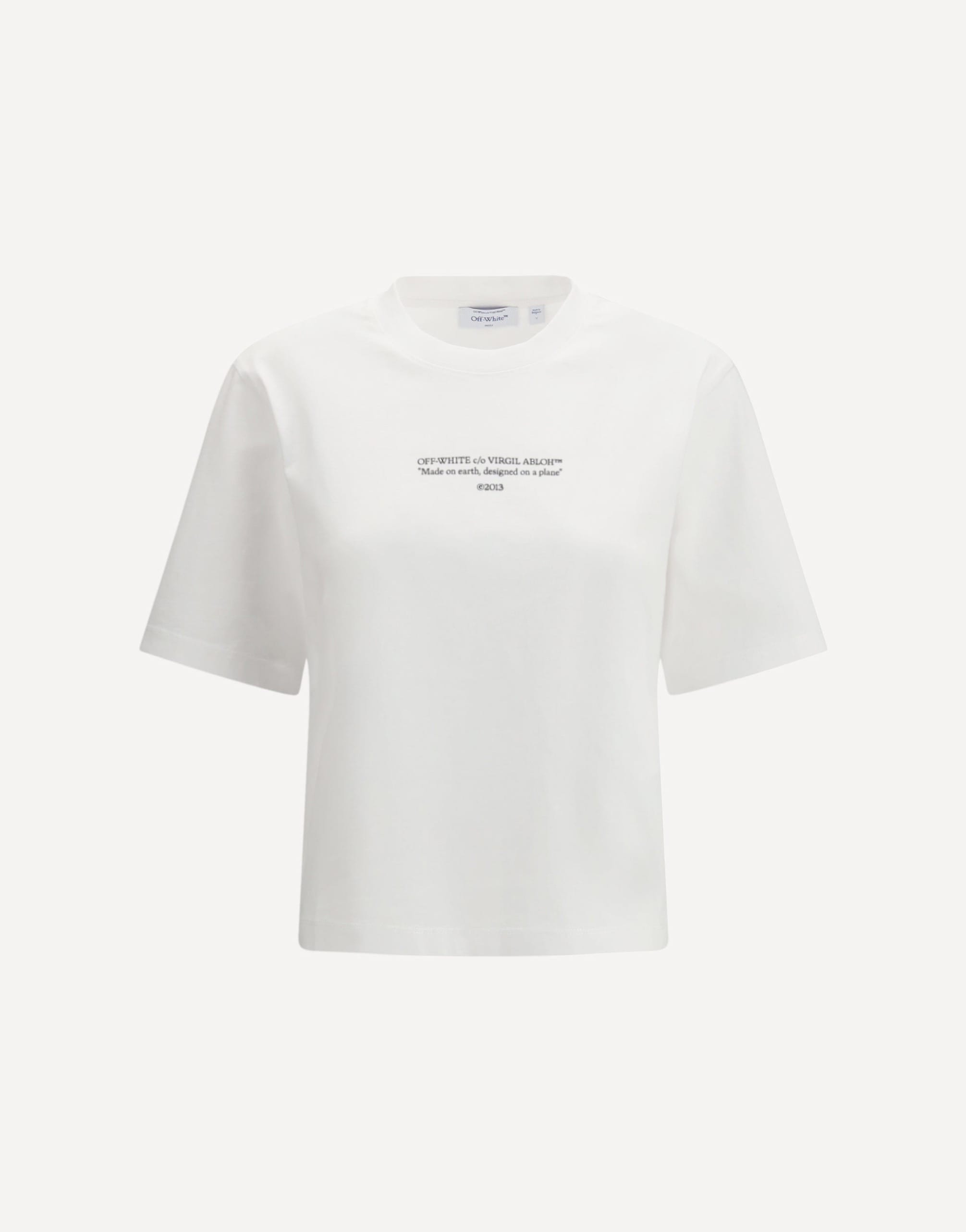 Off-White Made On Earth, Designed On A Plane T-Shirt