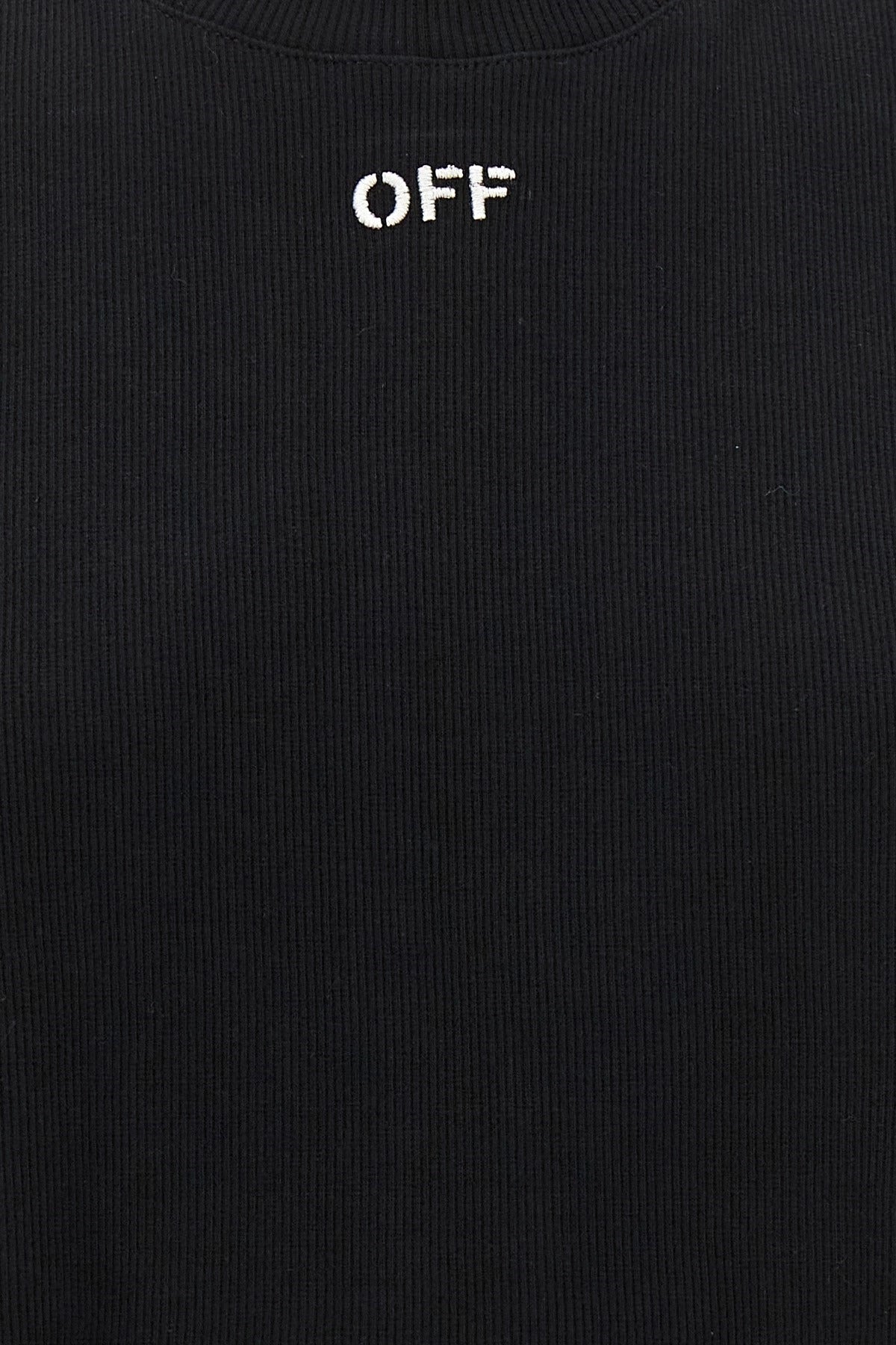 Off-White Off Stamp Cropped T-Shirt