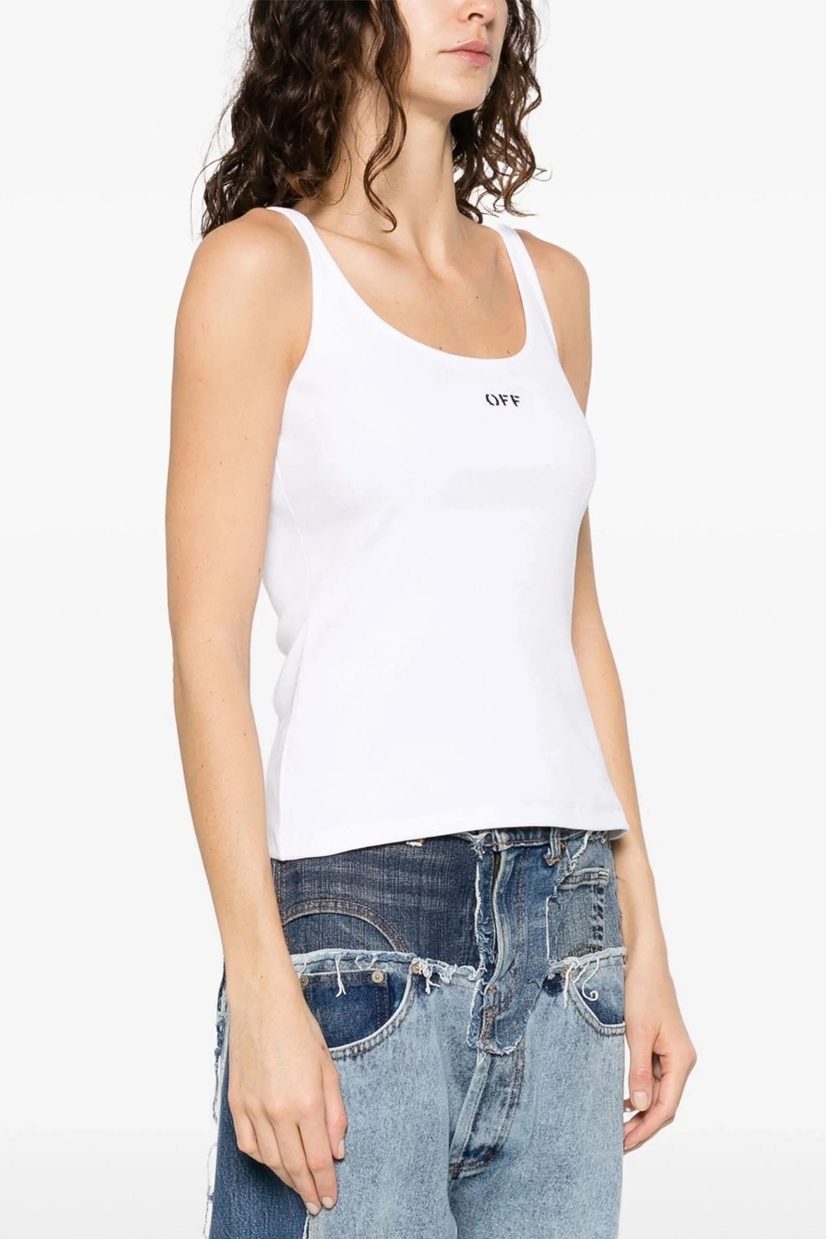 Off-White Off-White Off Stamp Logo Top
