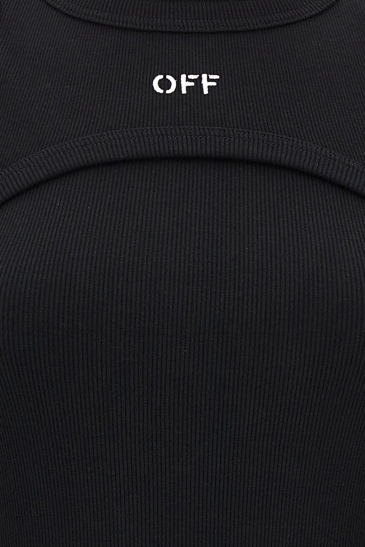 فستان مضلع Off-White Off Stamp