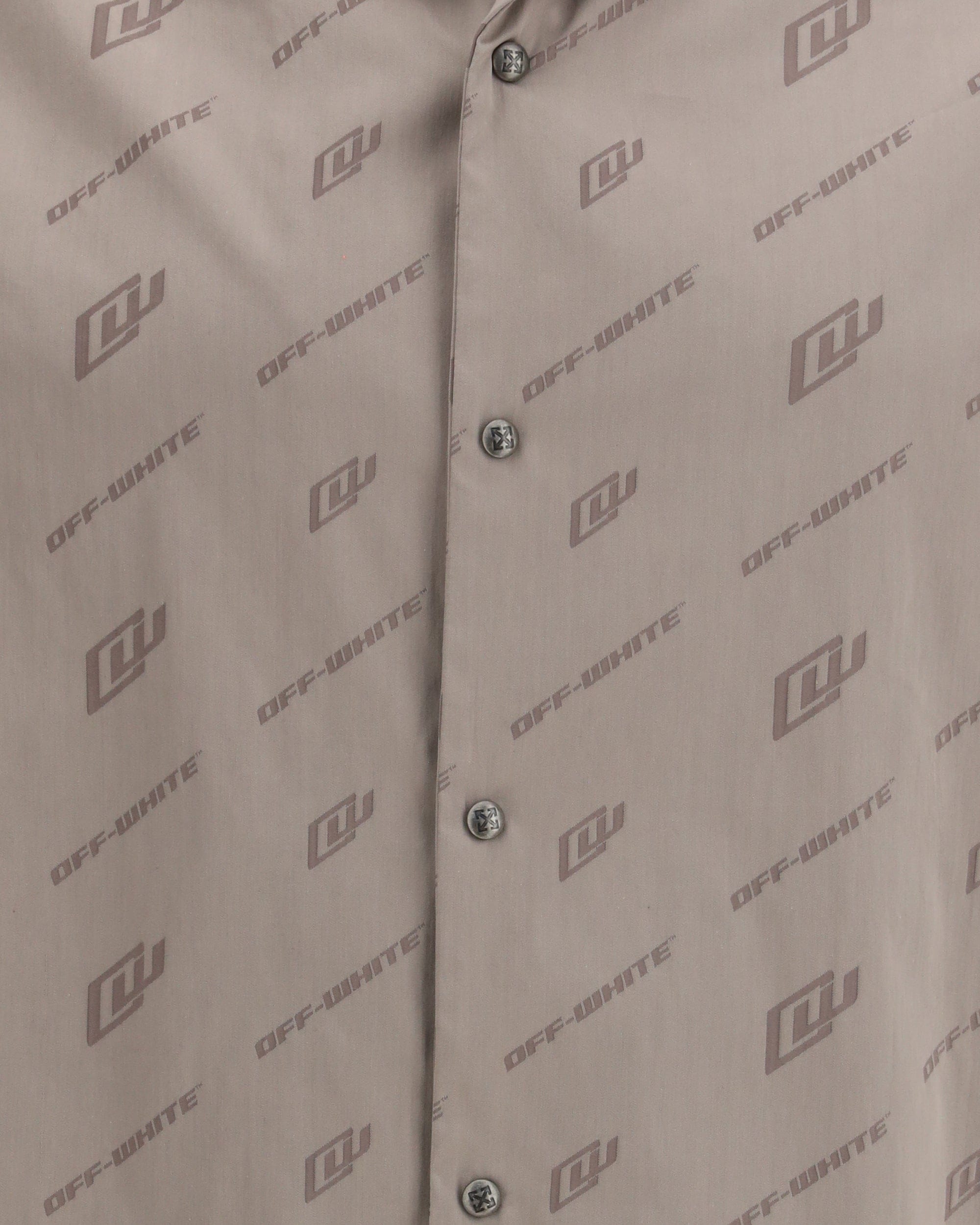 Off-White Printed Bowling Shirt