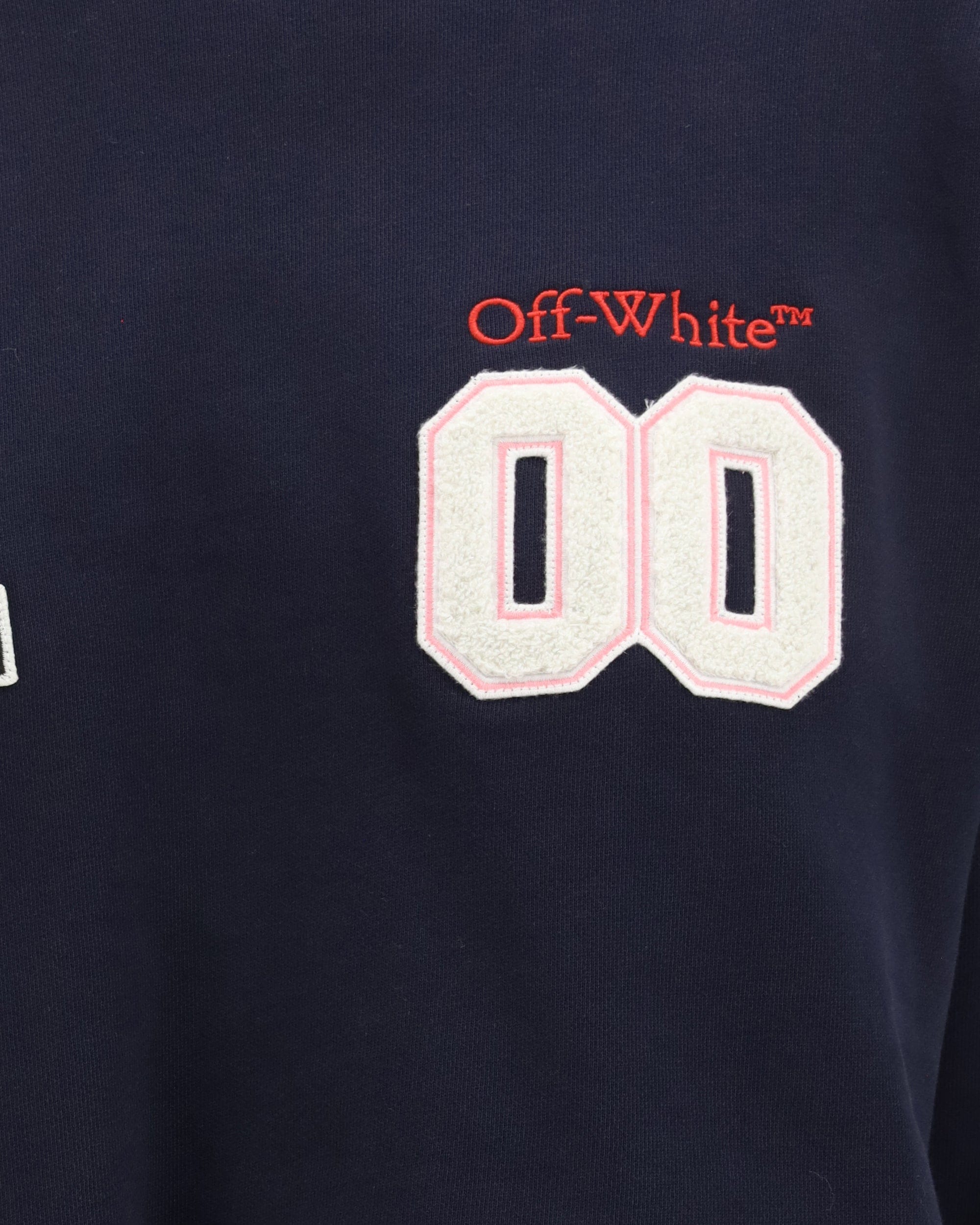 Off-White Royal Patch Cropped Sweatshirt