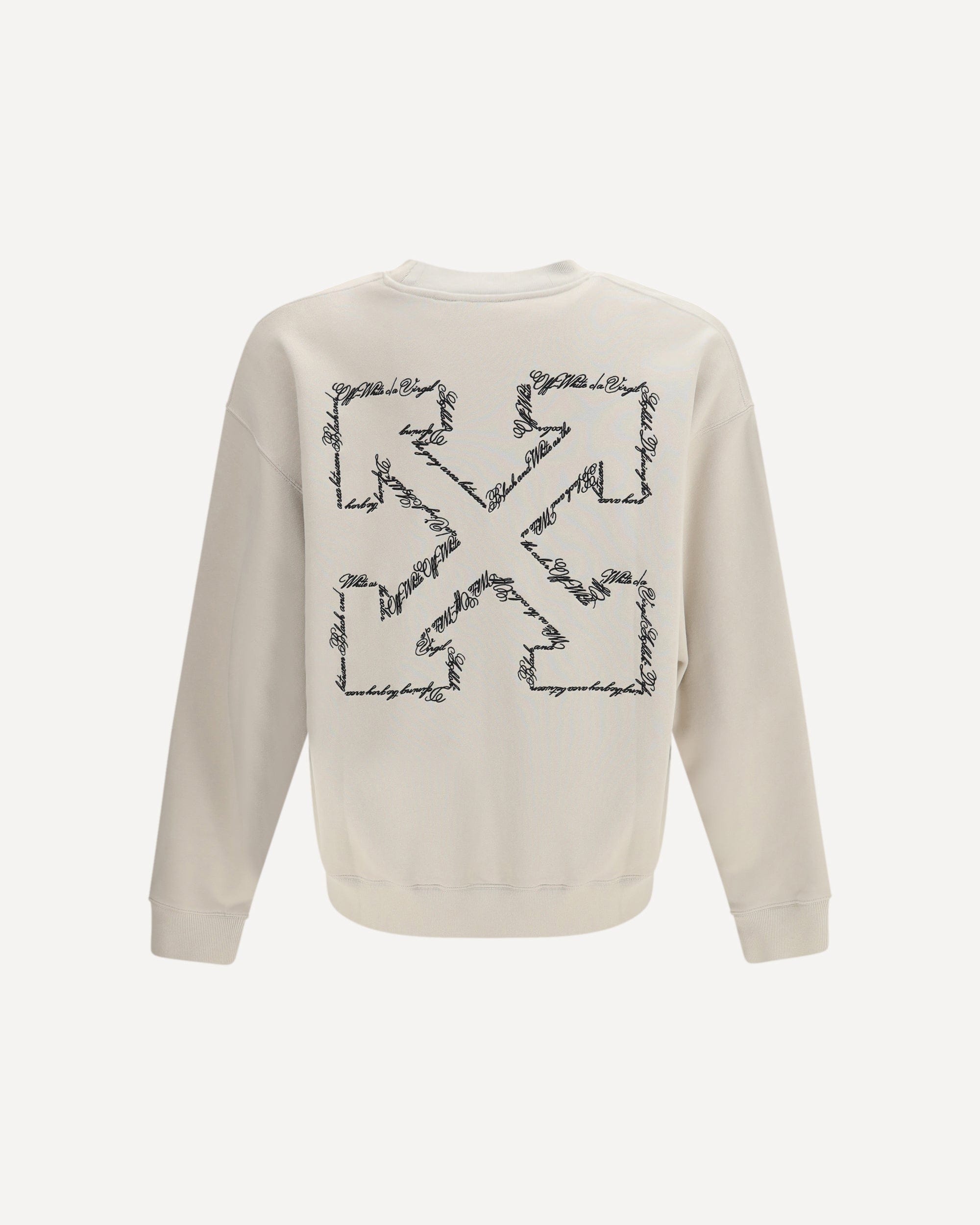 Off-White Script Arrow Crewneck Sweatshirt