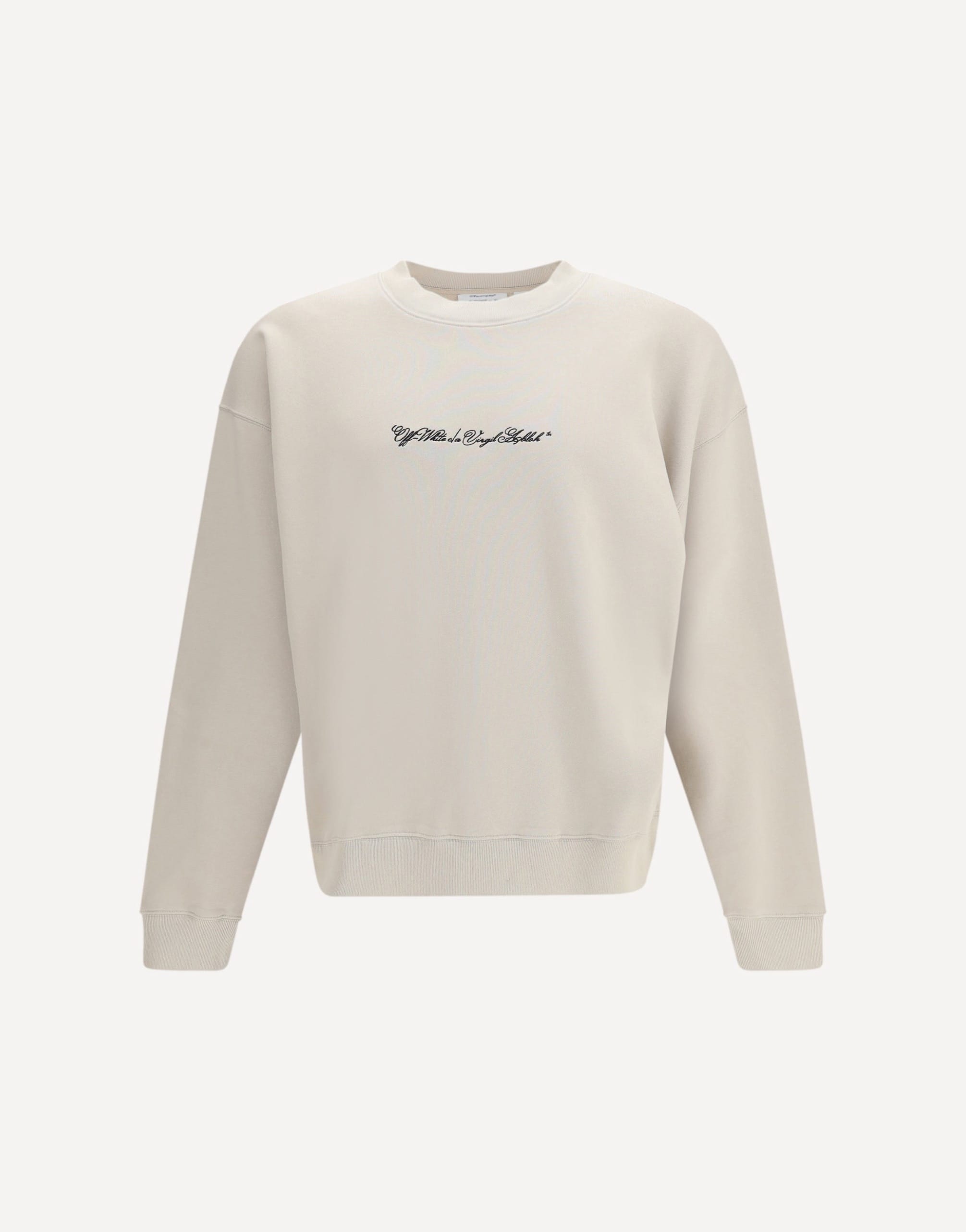 Off-White Script Arrow Crewneck Sweatshirt