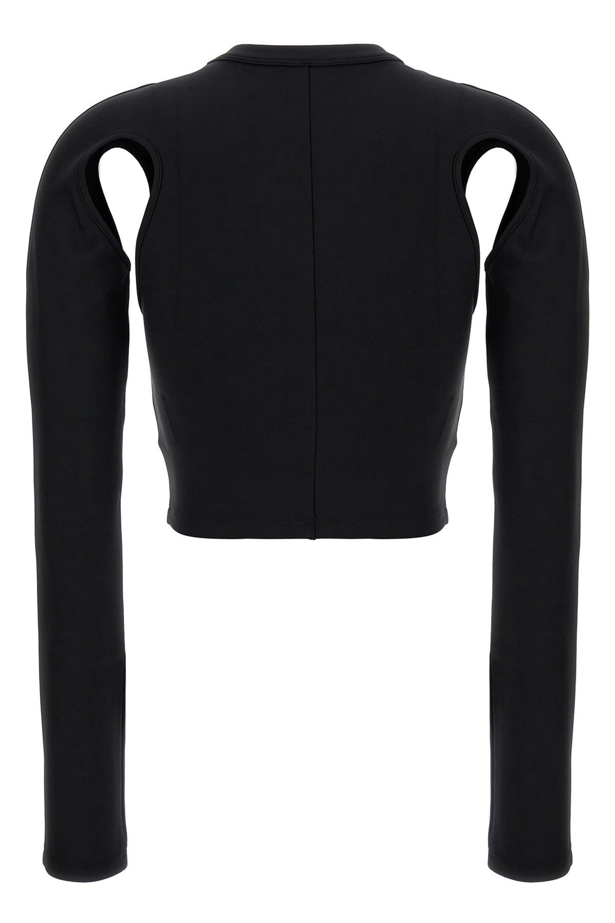 Off-White Off-White Sleek Cut-Out Crop Top