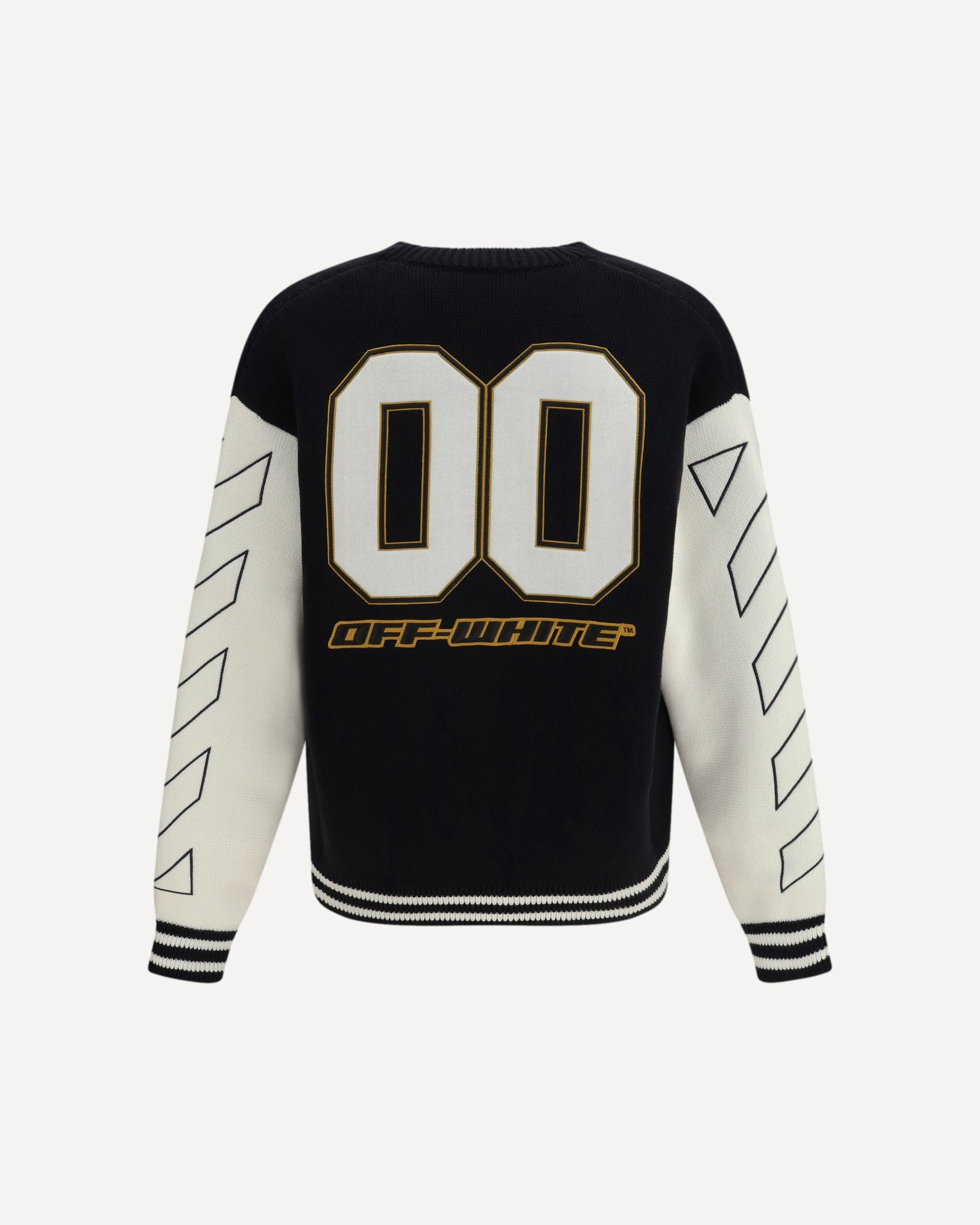 Off-White Star Logo Diagonal Varsity Cardigan