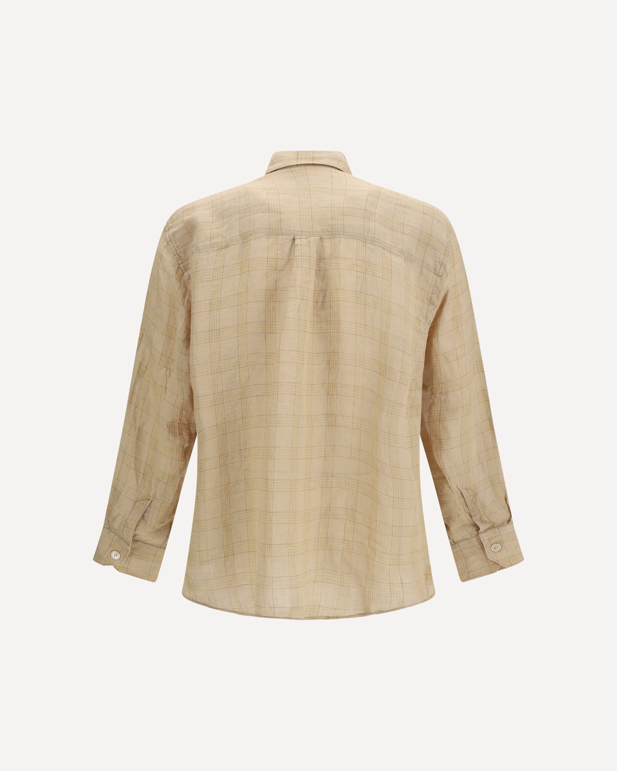 Our Legacy Above Shirt Vacay Check Gauze Linen - alternate view