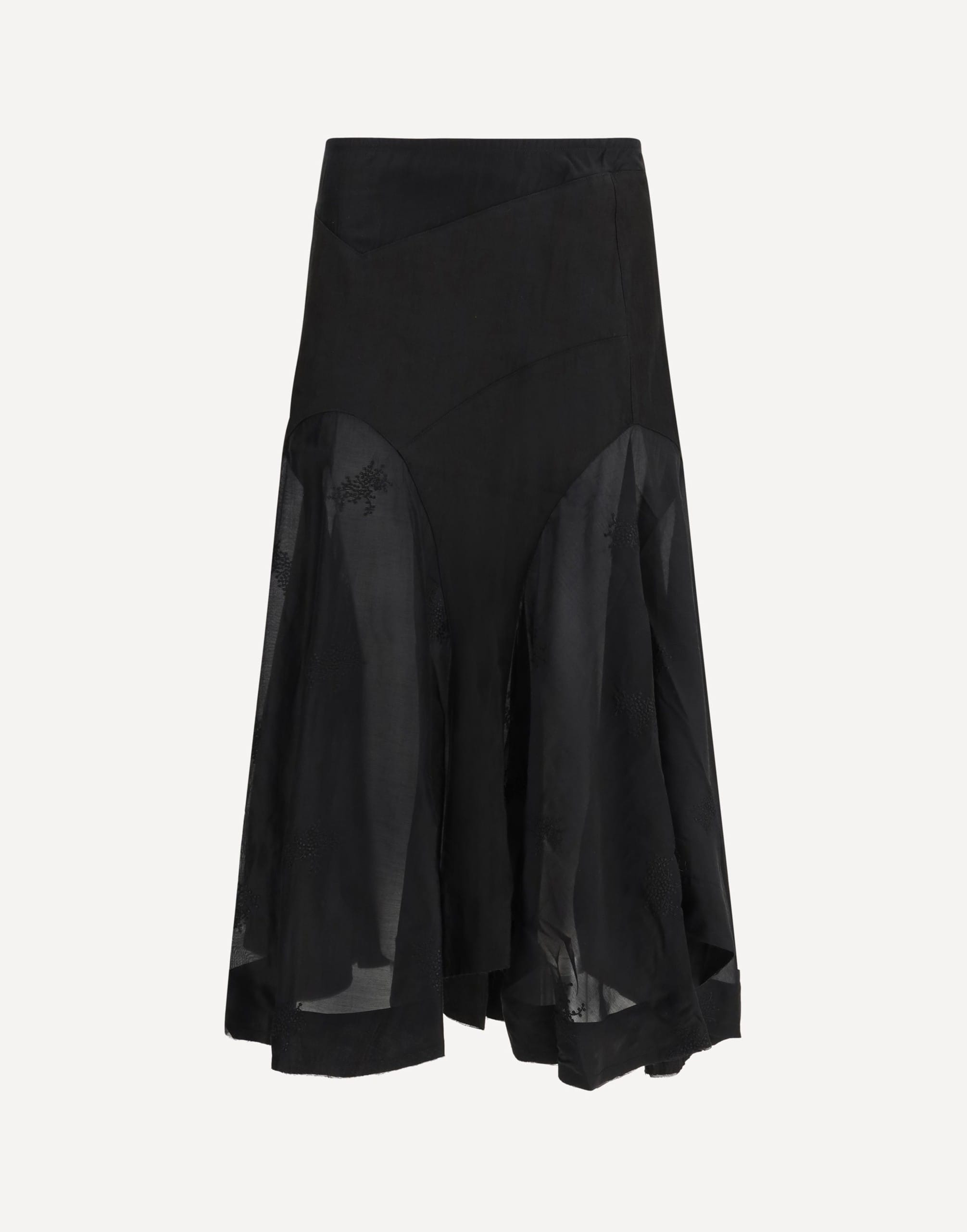 Our Legacy Petti Skirt Noir Bloom Ethereal Veil