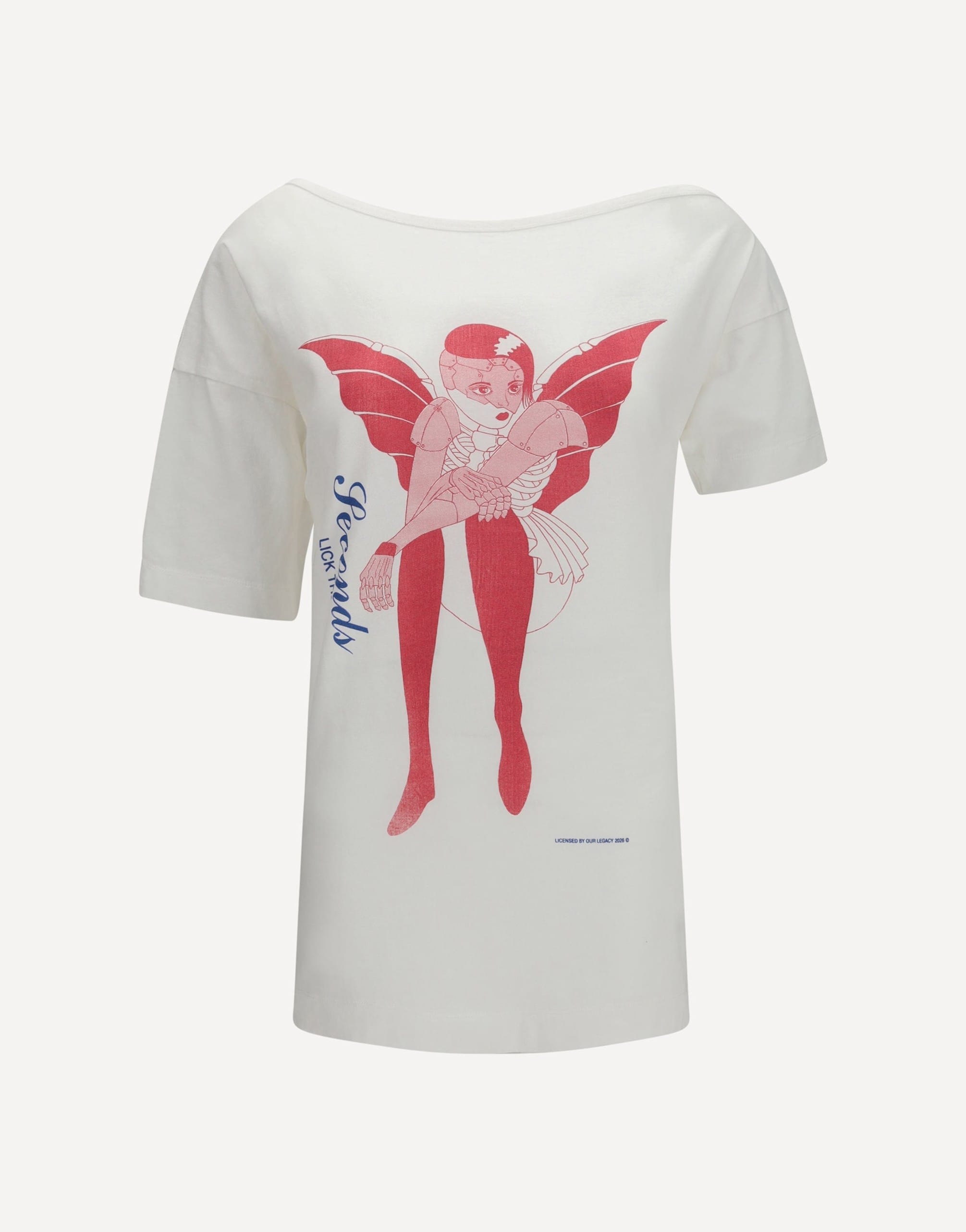 Our Legacy Slant T-Shirt With Cybernetic Demon Print