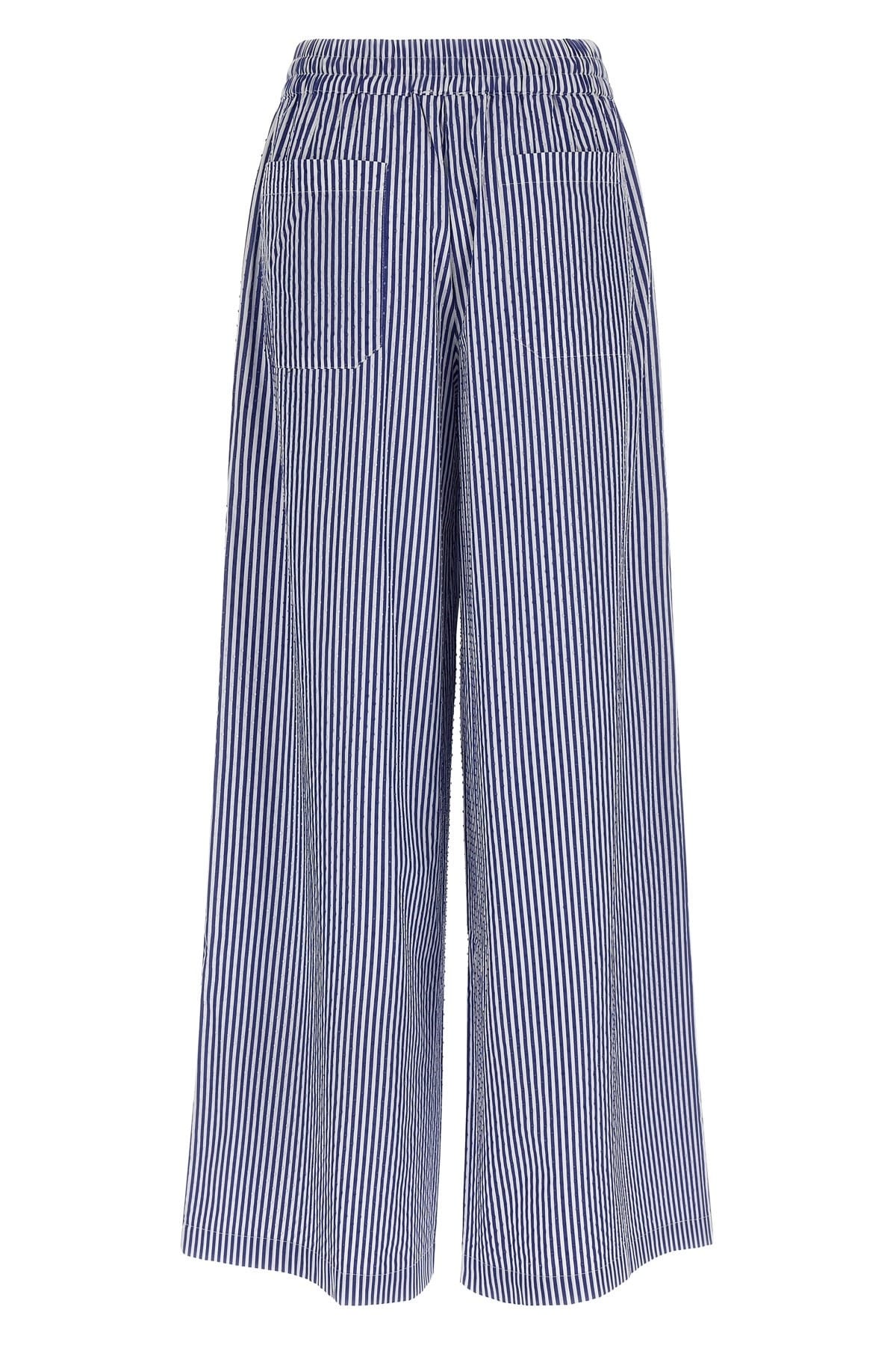 P.A.R.O.S.H. P.A.R.O.S.H. Cashine Striped Rhinestone Pants