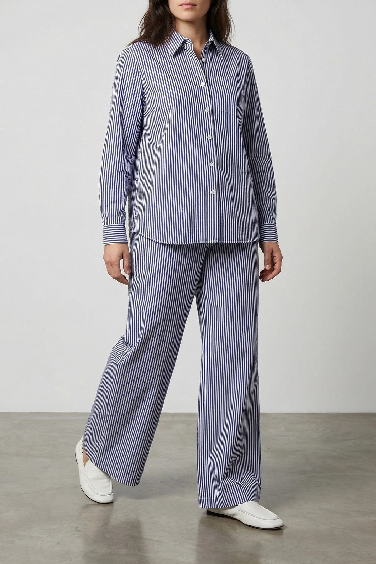 P.A.R.O.S.H. Pantalones a rayas con strass Cashine - alternate view