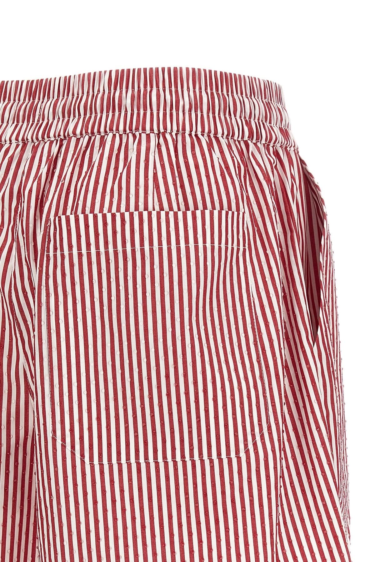 P.A.R.O.S.H. P.A.R.O.S.H. Cashine Striped Rhinestone Shorts