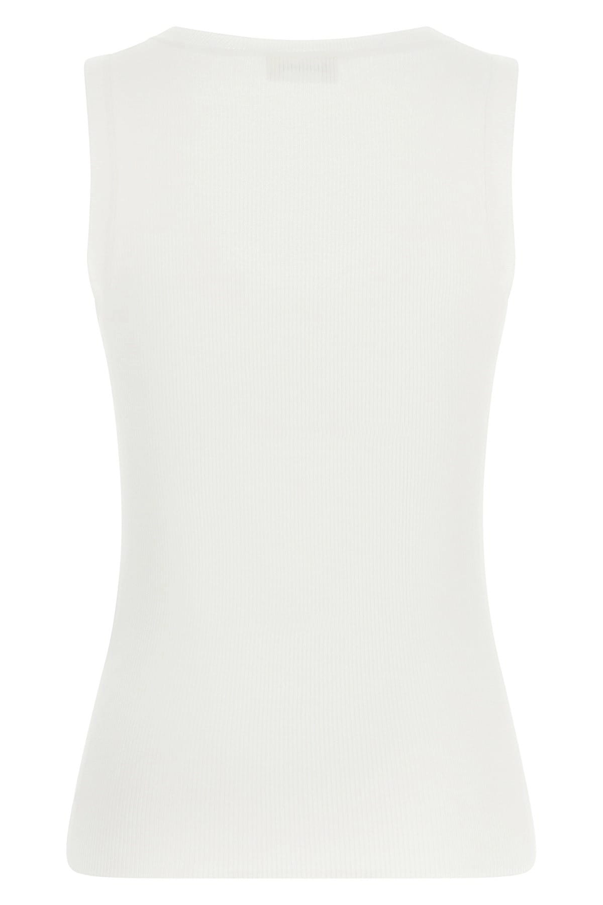 P.A.R.O.S.H. P.A.R.O.S.H. Cipria26 Ribbed Cotton Top