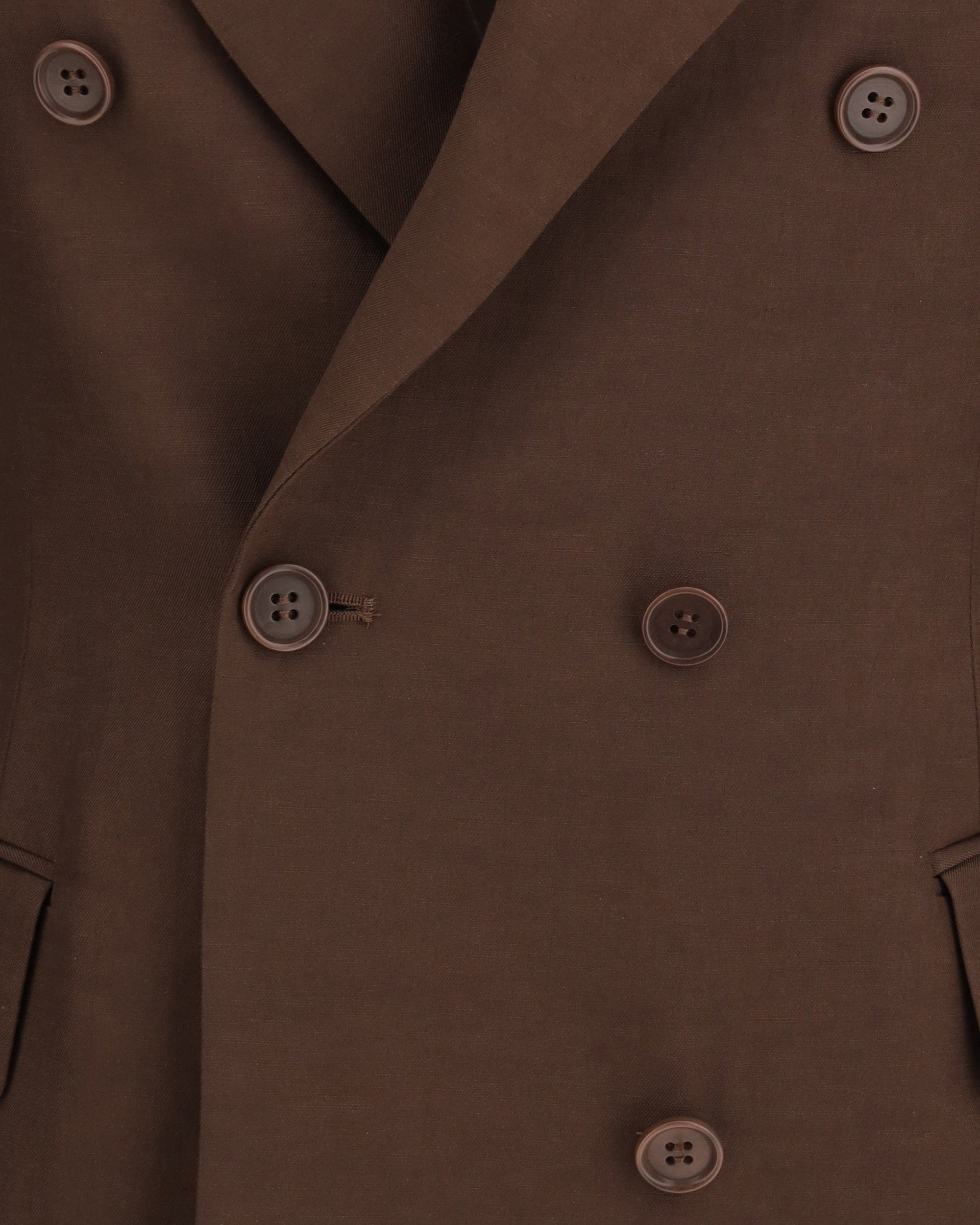 P.A.R.O.S.H. Double-Breasted Blazer In Ribbed Fabric