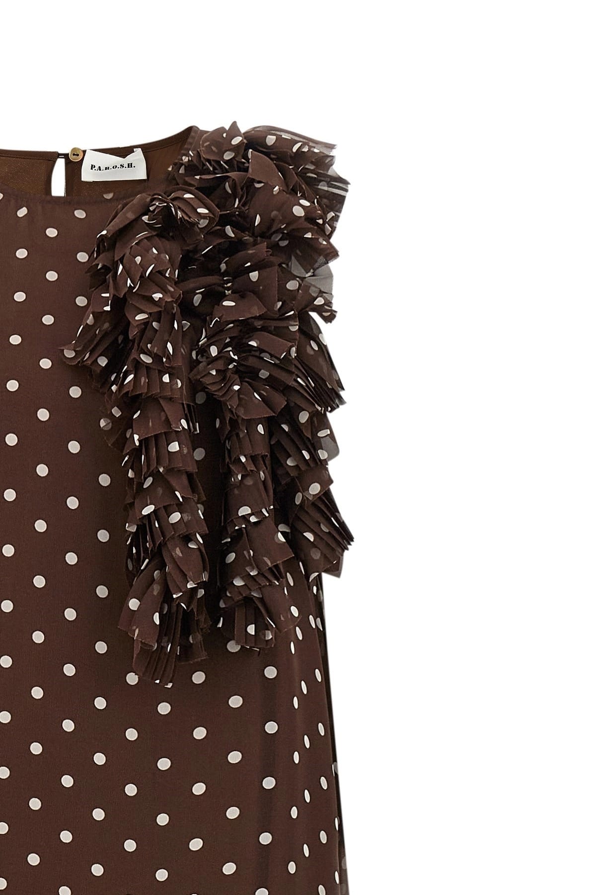 P.A.R.O.S.H. P.A.R.O.S.H. Pallina Pleated Dress