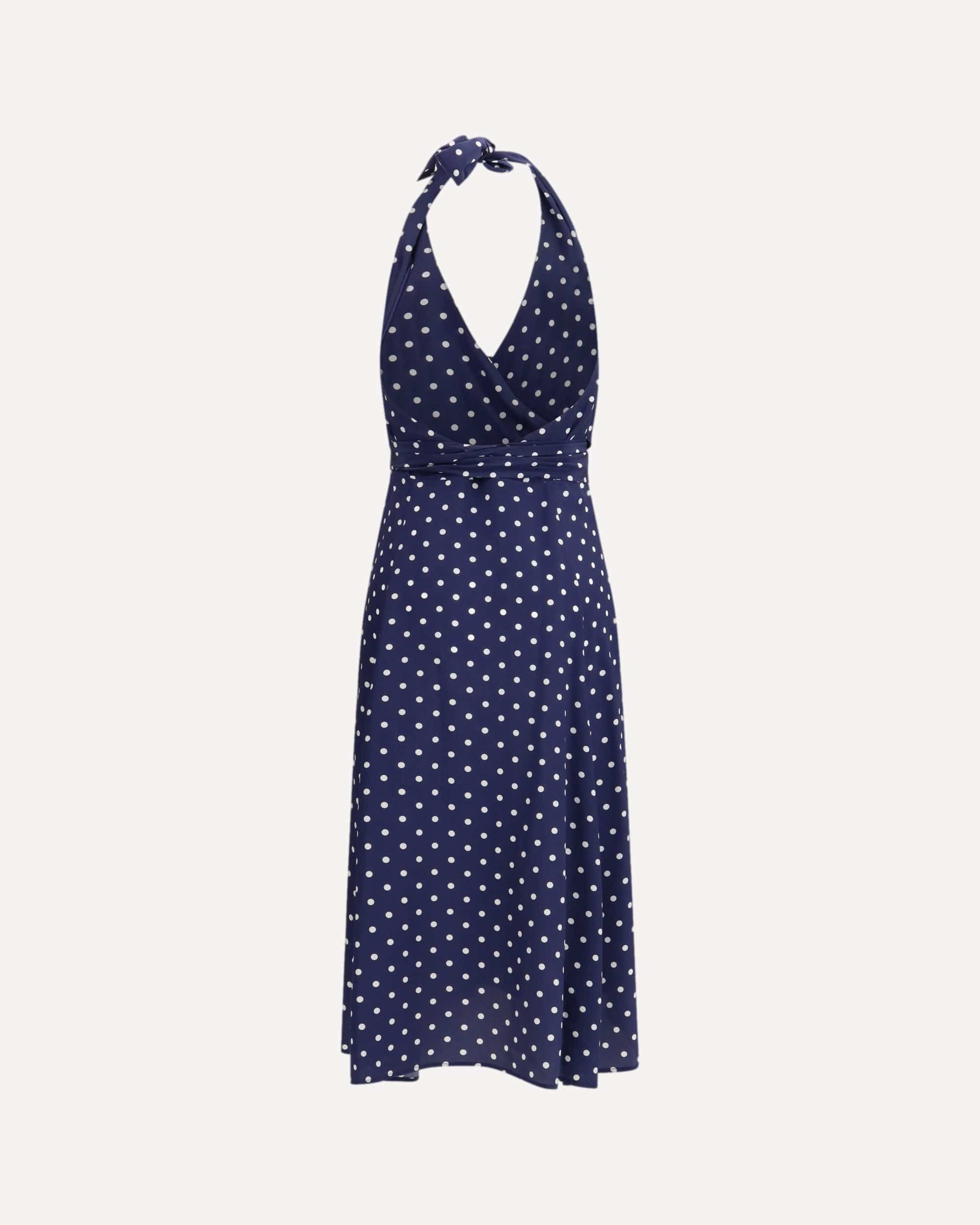 P.A.R.O.S.H. Polka-Dot Silk Maxi Dress - alternate view