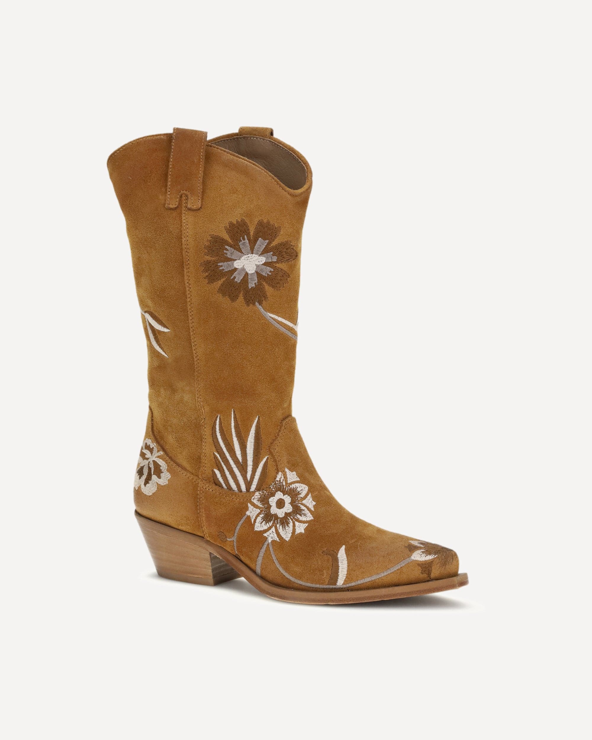P.A.R.O.S.H. Texan Boots With Floral Embroidery - alternate view