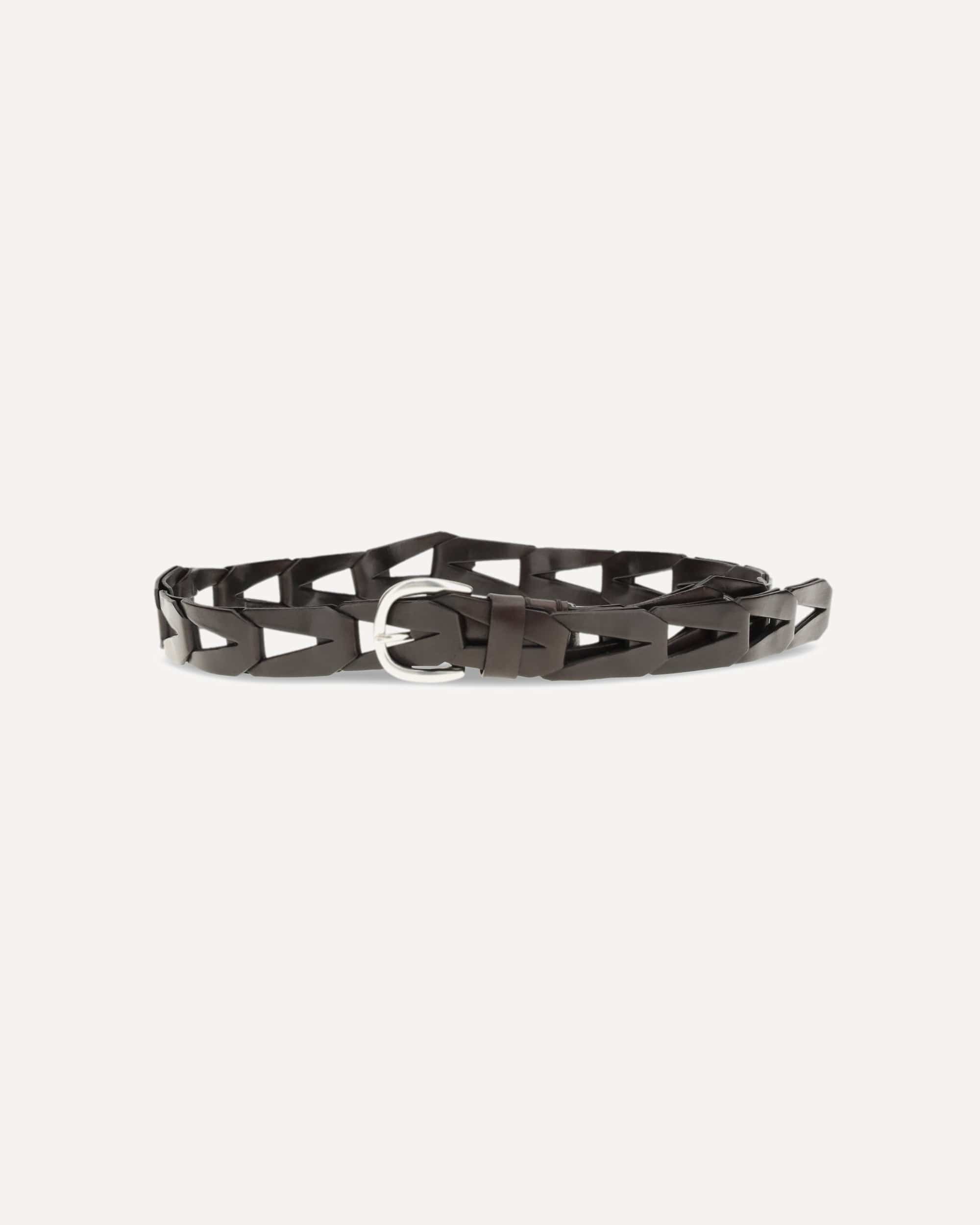 P.A.R.O.S.H. Woven Leather Belt