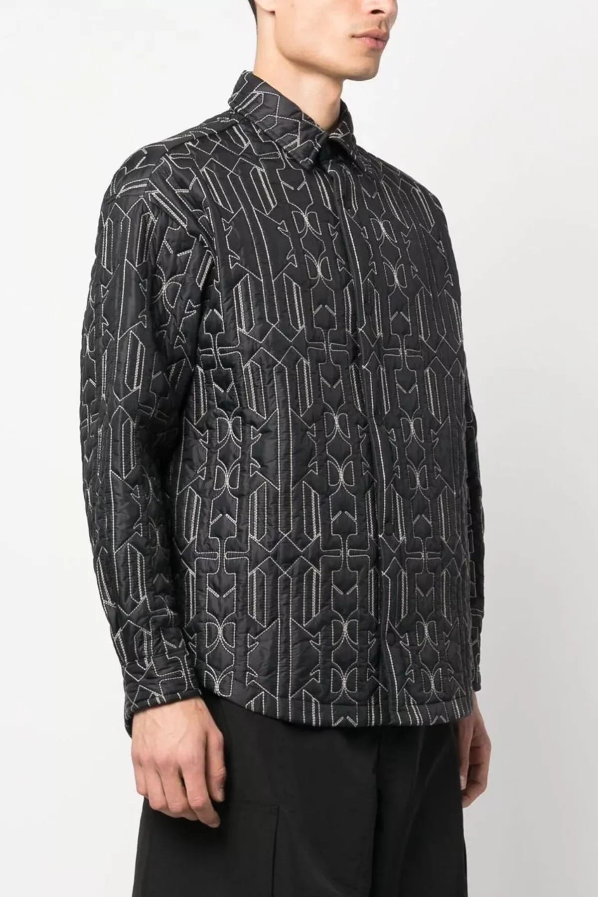 Palm Angels Palm Angels All Monogram Quilted Dover Jacket