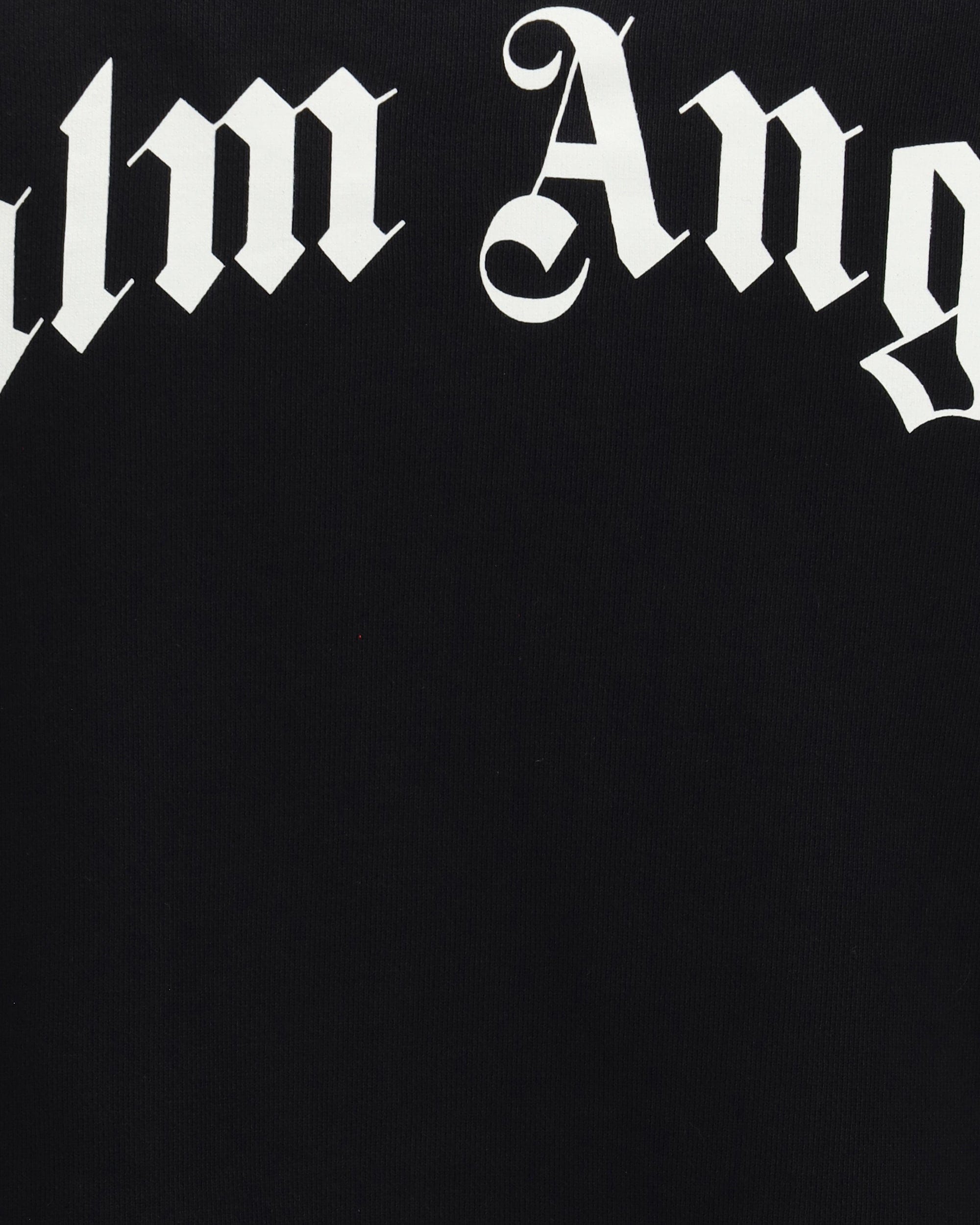 Palm Angels Back Curved Logo Sweatshirt