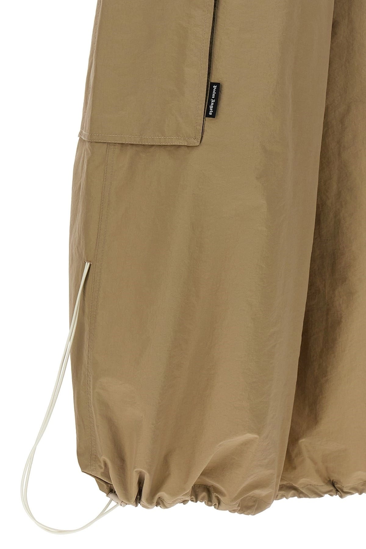 Palm Angels Palm Angels Beige Nylon Parachute Pants