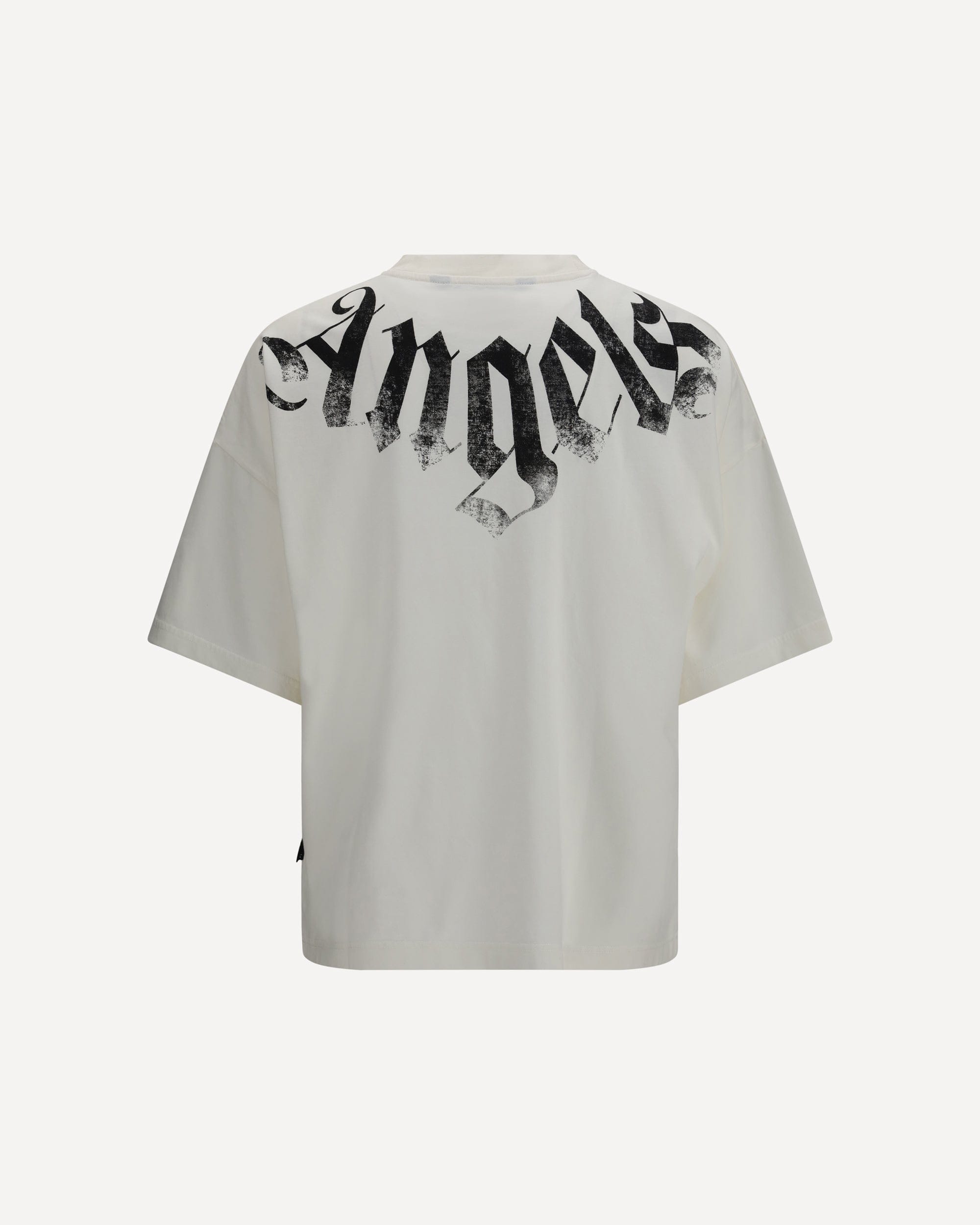 Palm Angels Big Neck Logo Distressed T-Shirt - alternate view