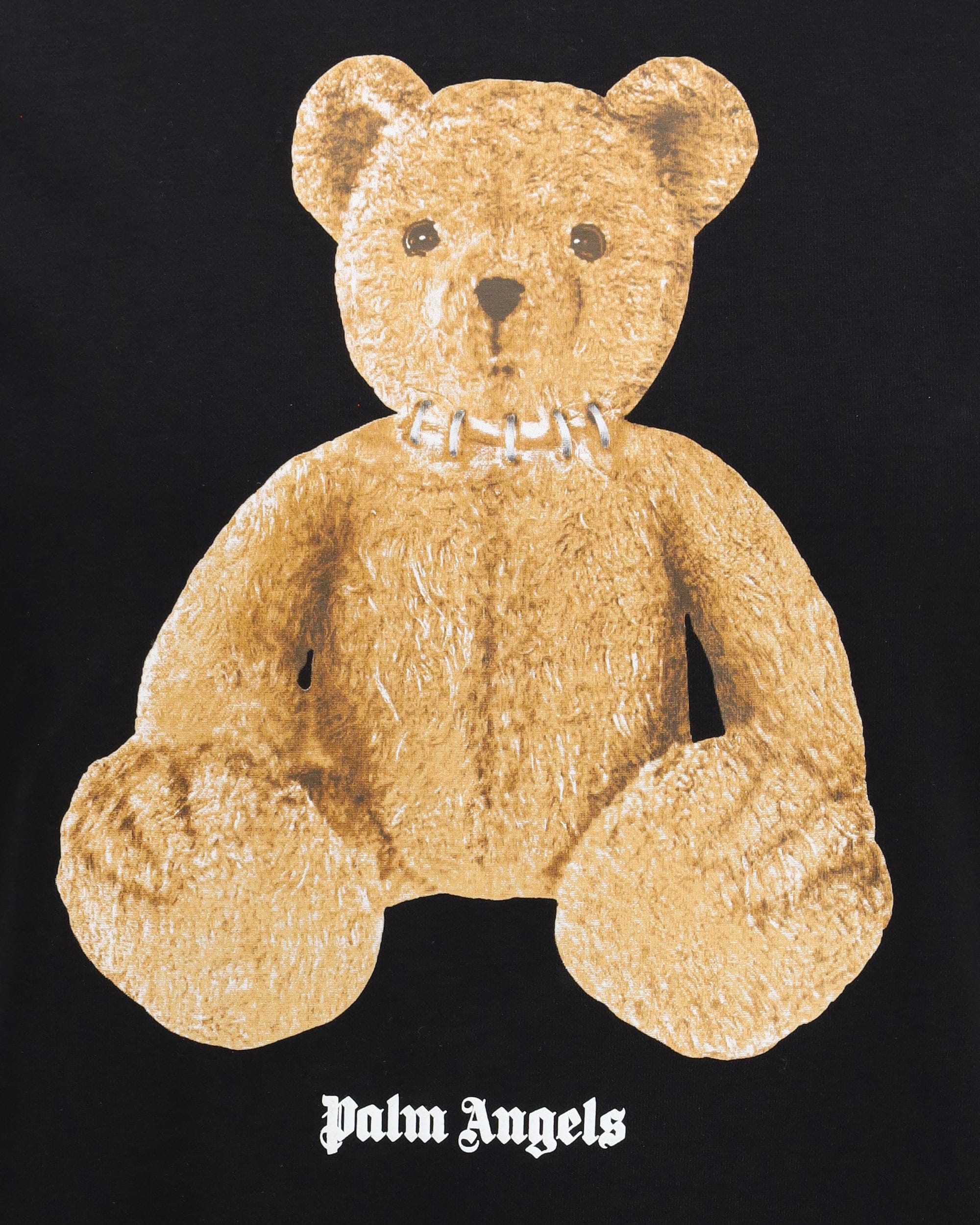 Palm Angels Cotton Bear Print T-Shirt